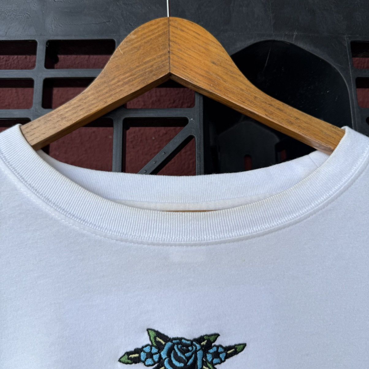 Ed Hardy Vintage Y2K Ed Hardy Graphic Black Rose Embroidery Size US L / EU 52-54 / 3 - 8 Thumbnail