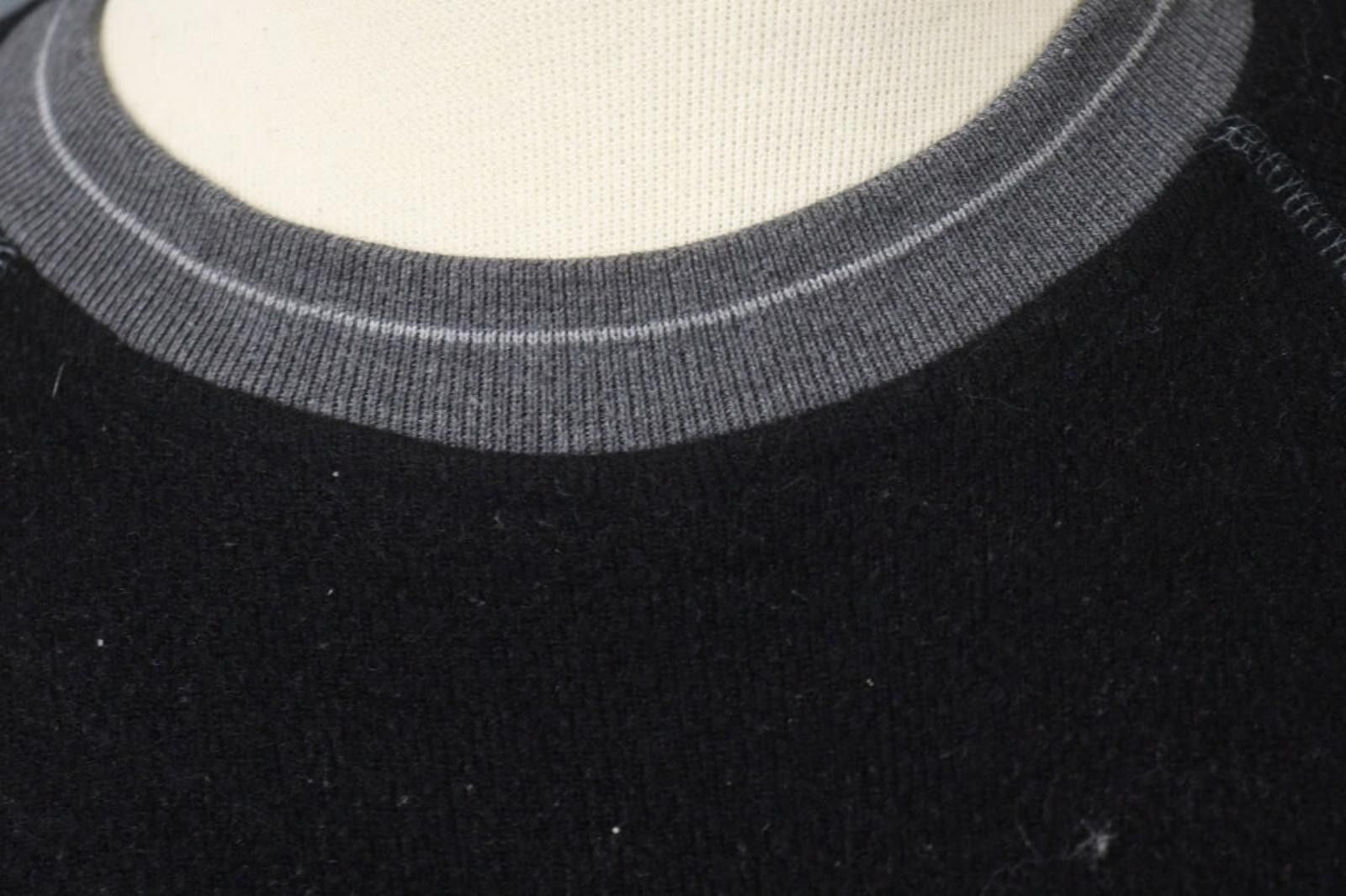 Designer E9 Planet Black Wool Tight Knit Crew Neck Sweater Size M Size US M / EU 48-50 / 2 - 6 Thumbnail