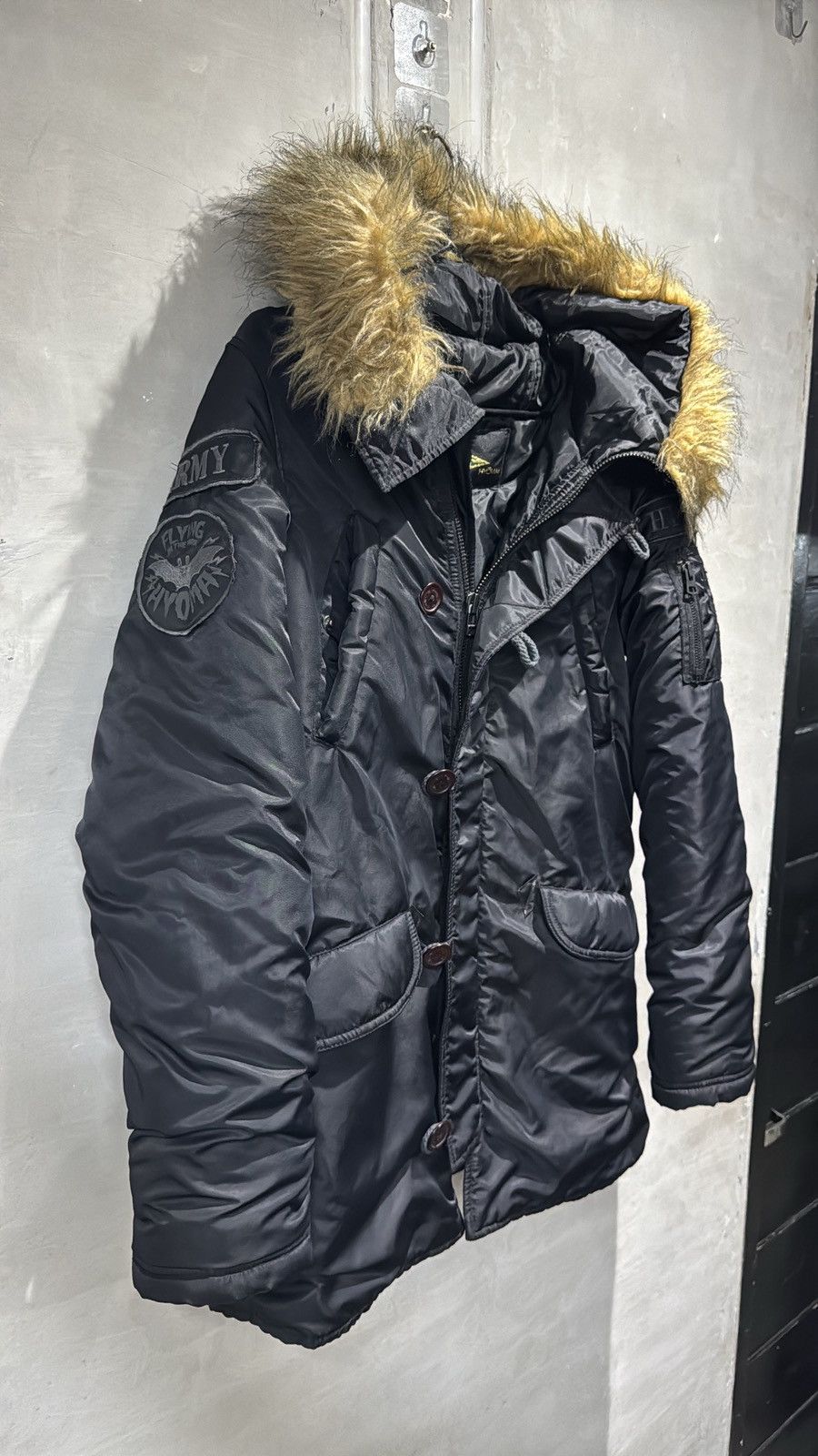 20471120 Hyoma 20471120 Fur Parka Jacket Size US M / EU 48-50 / 2 - 1 Thumbnail