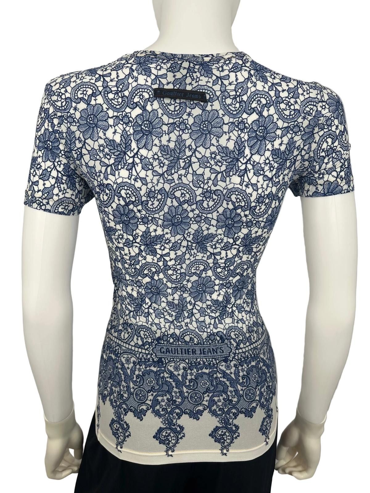 Jean Paul Gaultier Jean Paul Gaultier Jeans Lace Top Size S / US 4 / IT 40 - 2 Thumbnail