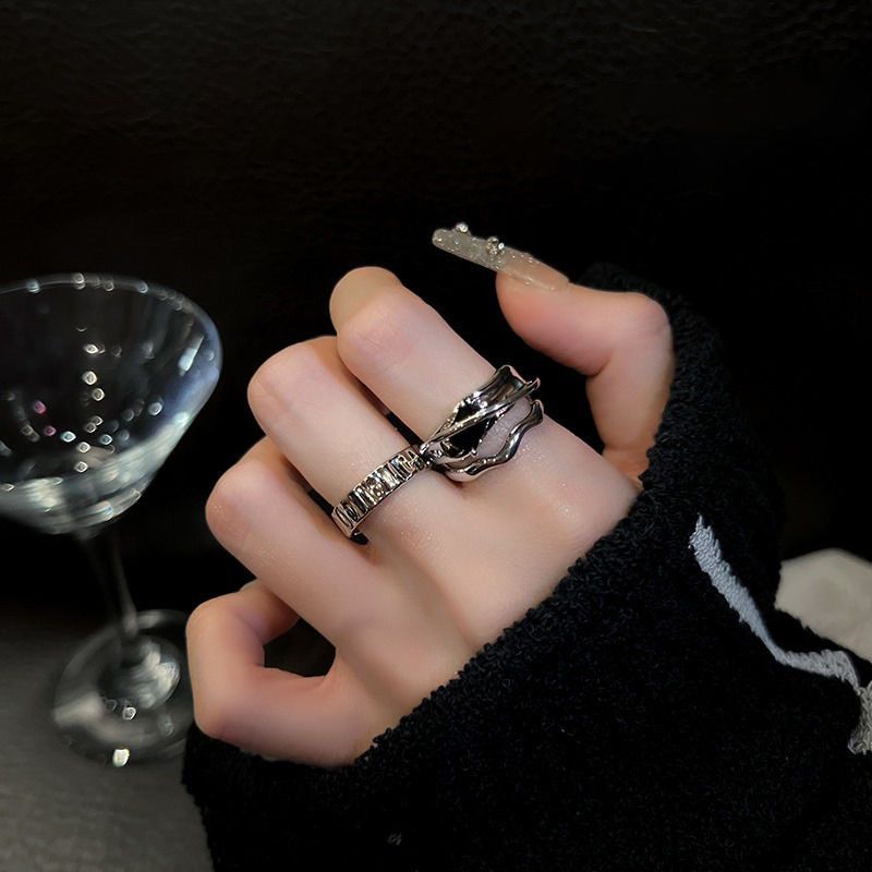 Jewelry Modern Jewelry Rings Open Size Chrome Ring (Size 7-13) Size ONE SIZE - 2 Thumbnail