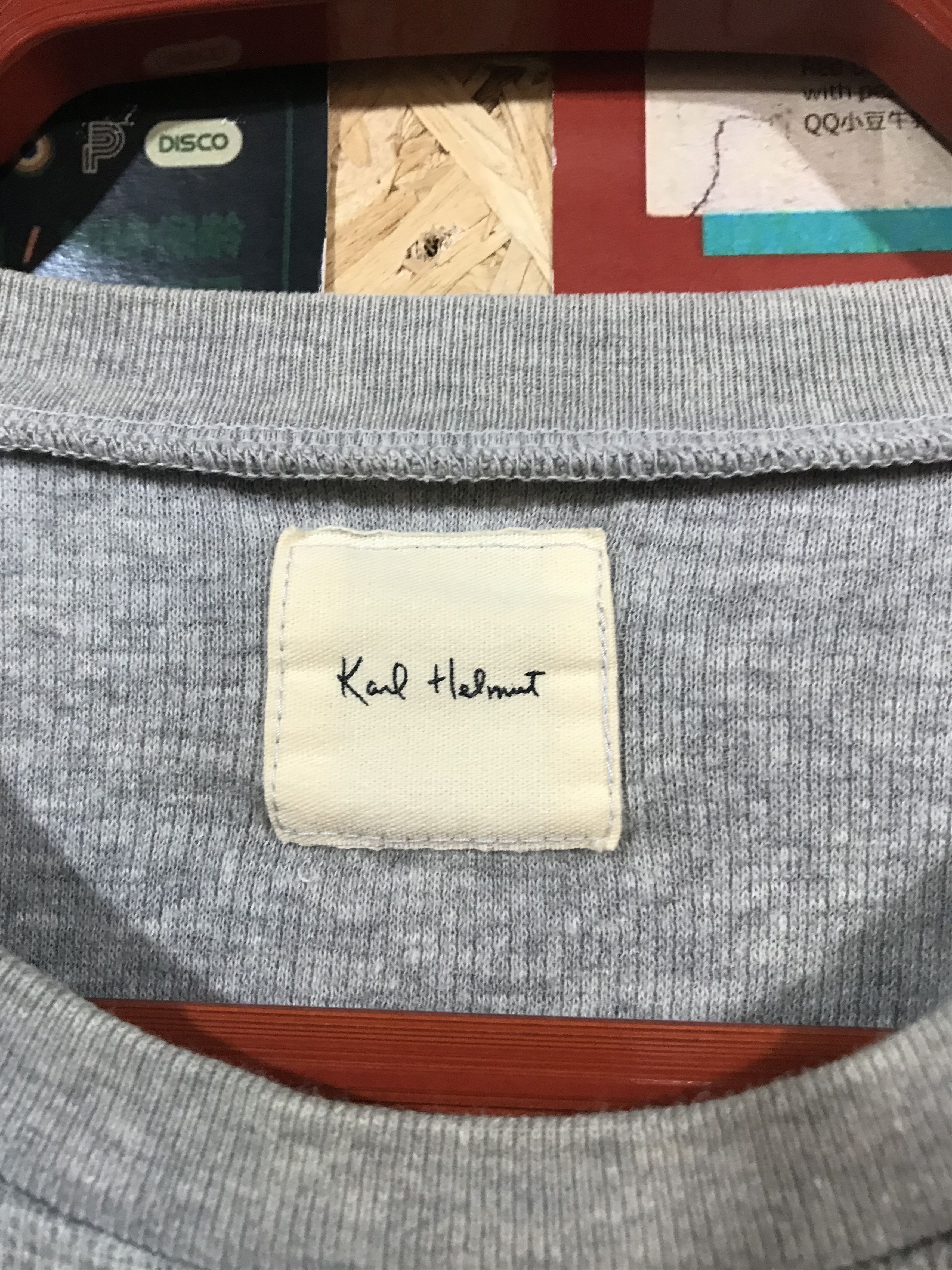 Karl Helmut VINTAGE KARL HELMUT PINK HOUSE TEE Size US L / EU 52-54 / 3 - 4 Thumbnail