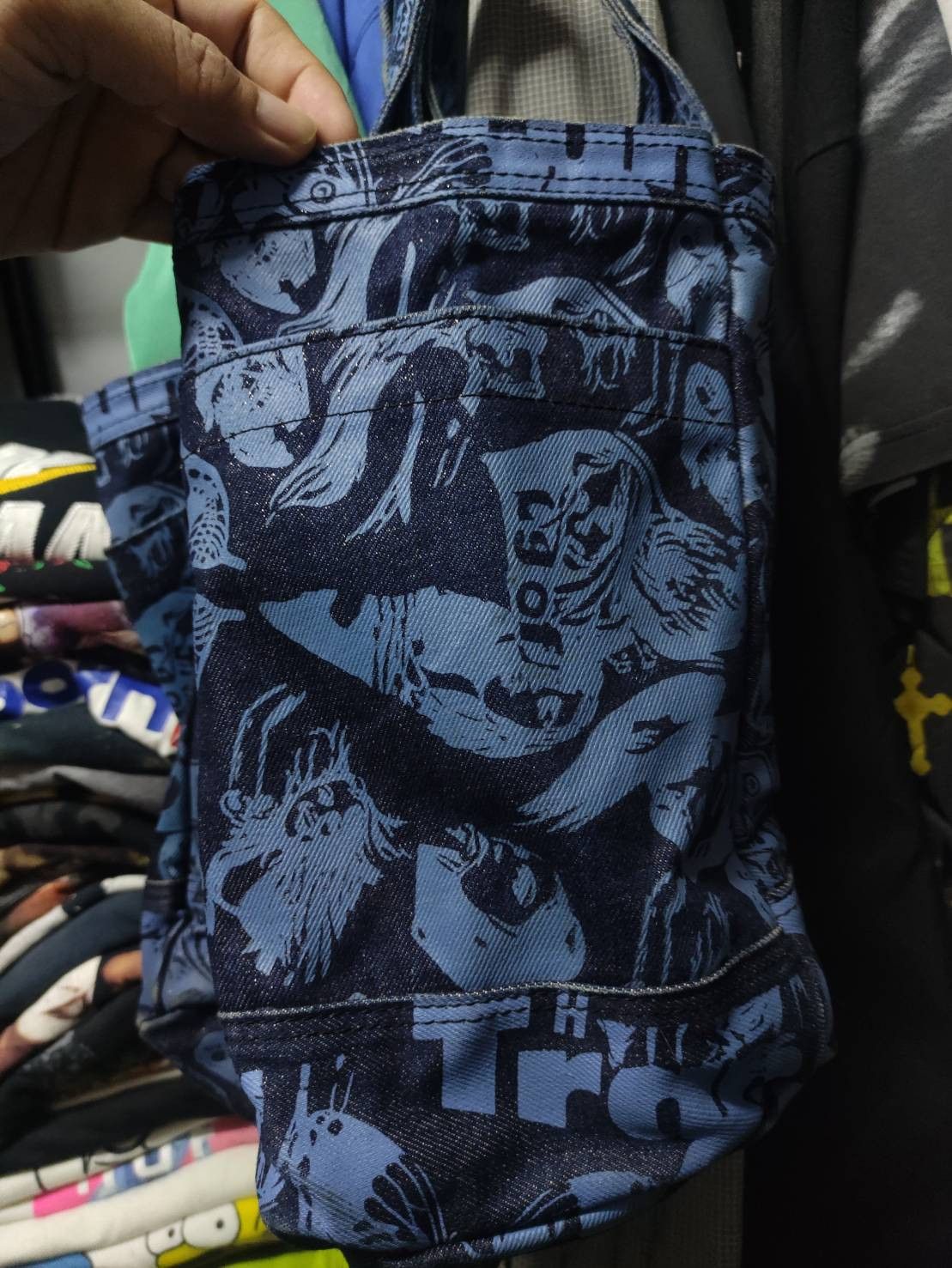 Denime Hysteric Glamour Full Print Denim Jeans HandBag Size ONE SIZE - 7 Thumbnail