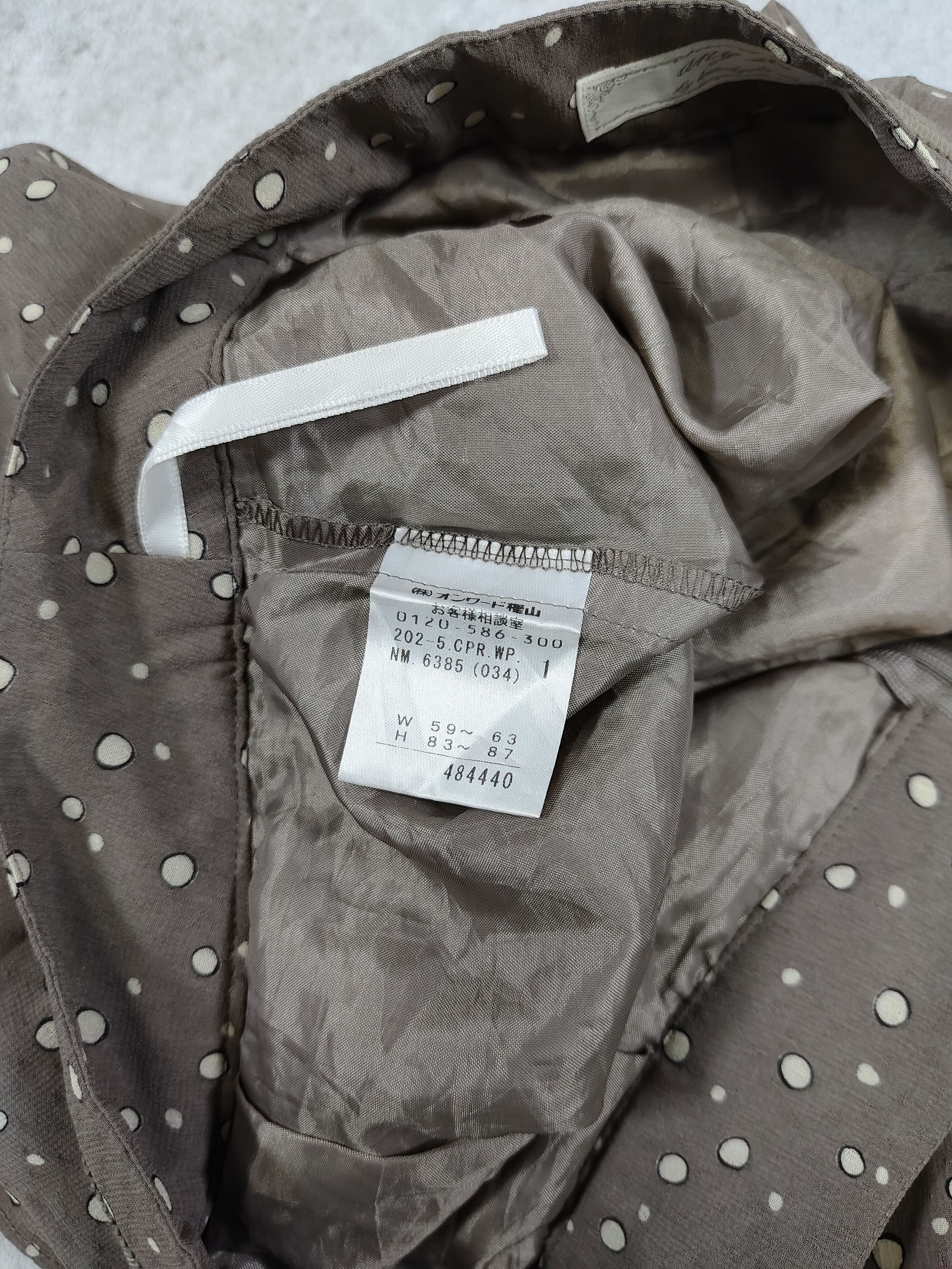 Issey Miyake 00s Any SiS by Kumikyoku- Coquette Polka Dot Pleated Skort Size 28" / US 6 / IT 42 - 8 Thumbnail