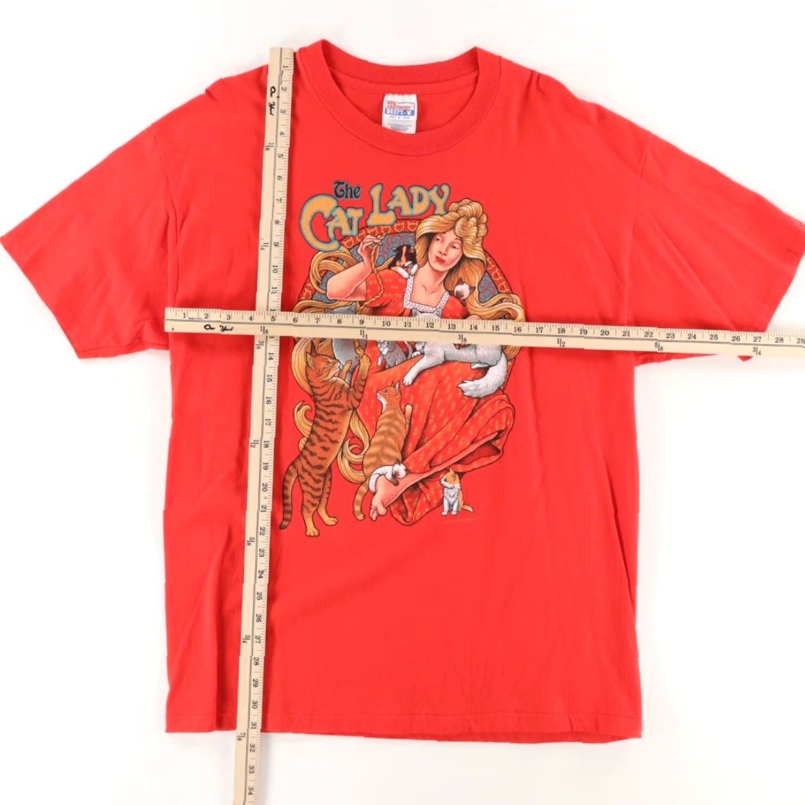 Hanes VTG Hanes The Cat Lady Solid T-Shirt Red Men's XL Shirt VTG Hanes The Cat Lady Solid T-Shirt Red Men's XL Shirt Size US XL / EU 56 / 4 - 3 Thumbnail
