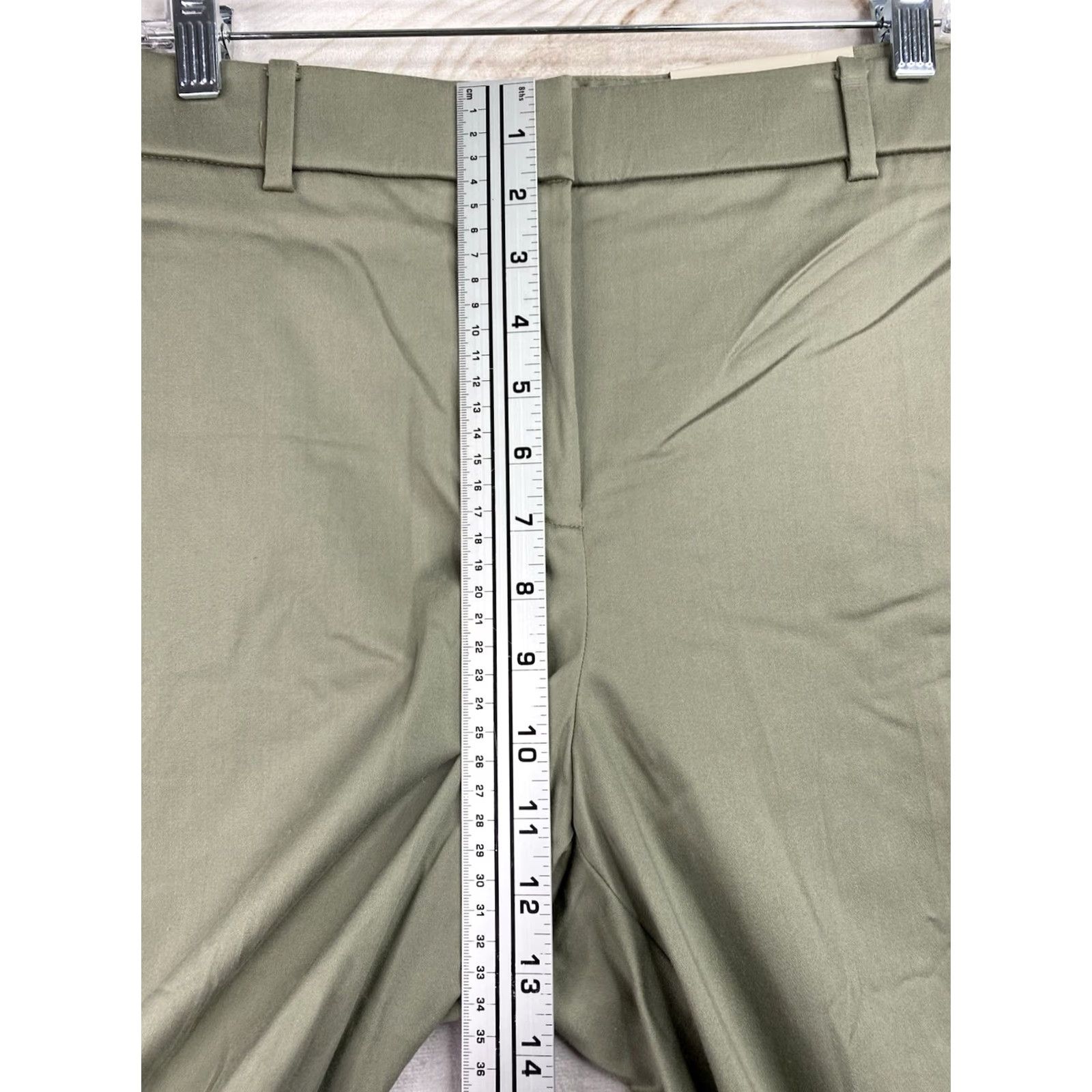 Vintage Chico's Secret Stretch Straight Leg Pants 12 Green High Rise NWT Womens Jeans Pants Size 34" / US 12 / IT 48 - 4 Thumbnail