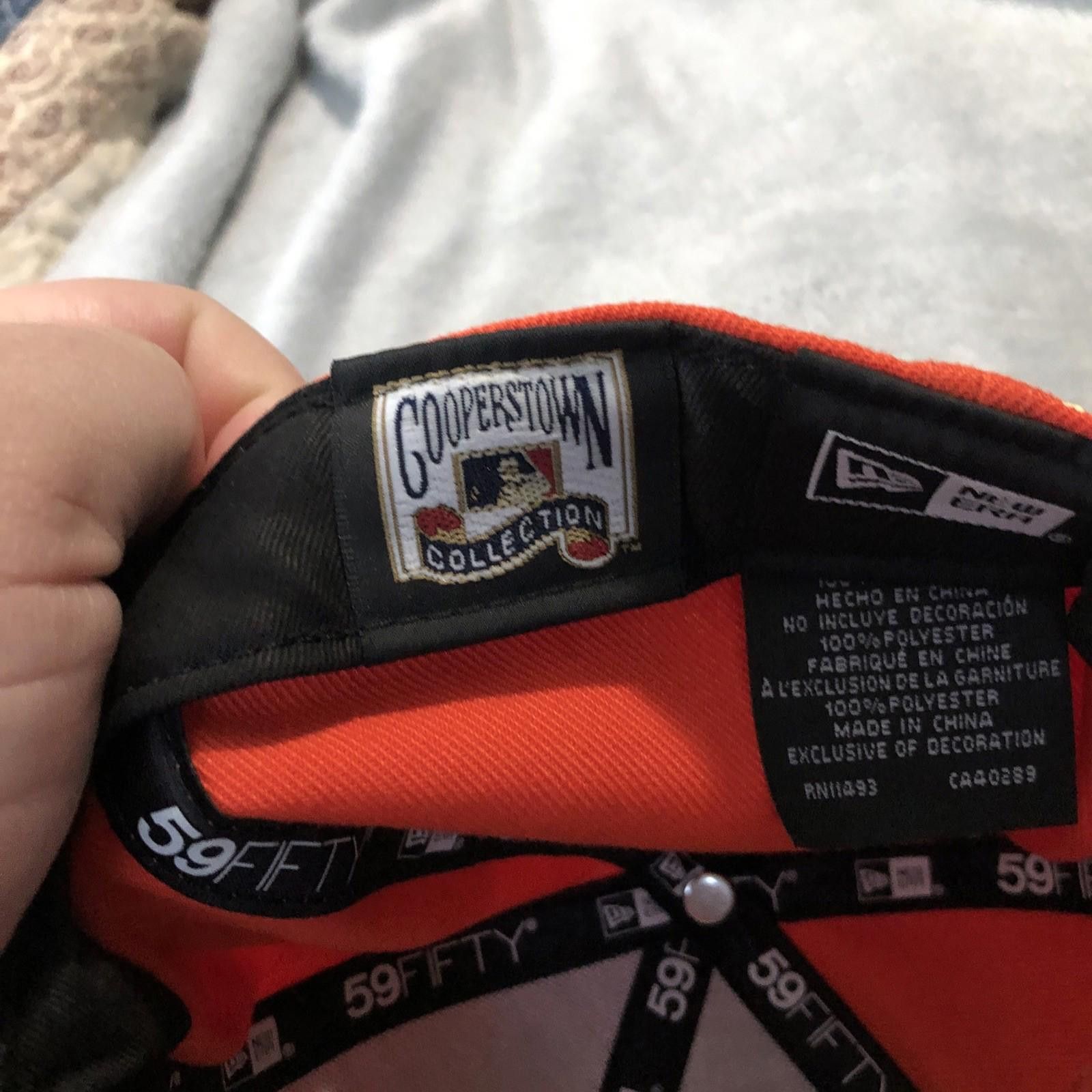 New Era Marlins '97 World Series Orange Patch New Era 5950 FITTED Size ONE SIZE - 8 Thumbnail