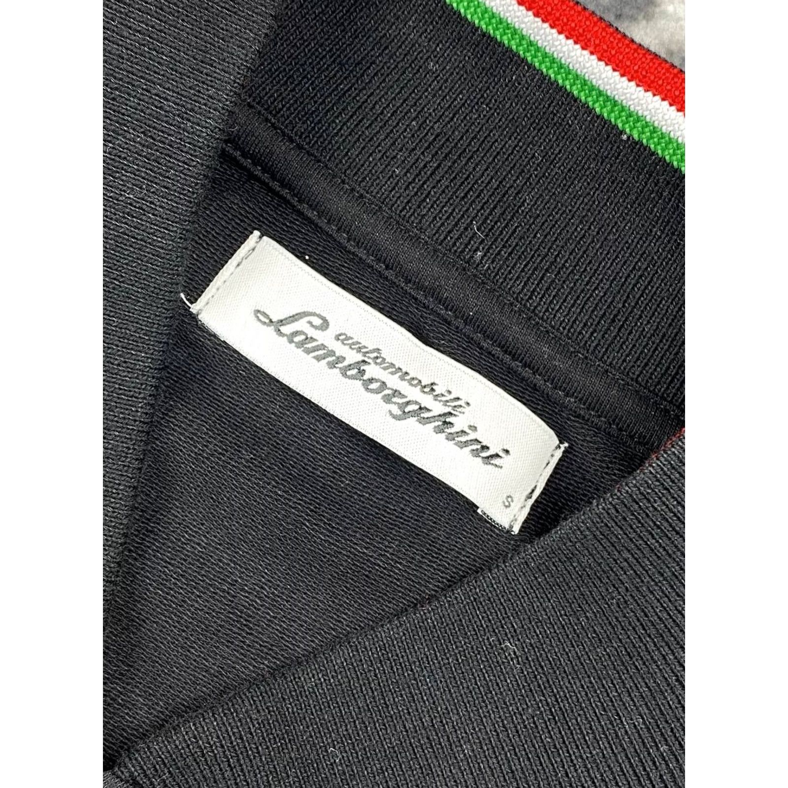 Lamborghini VINTAGE Lamborghini Racing Track Jacket Men S Black Jacket Band Collar Bomber Zip Regular 350 Polyester Racing Size US S / EU 44-46 / 1 - 3 Thumbnail