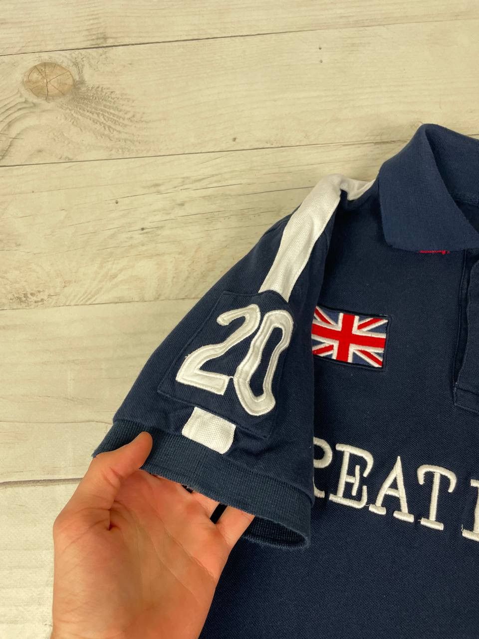 Polo Ralph Lauren Vintage Polo Ralph Lauren Great Britain GBR Rugby Polo Shirt Size US M / EU 48-50 / 2 - 6 Thumbnail