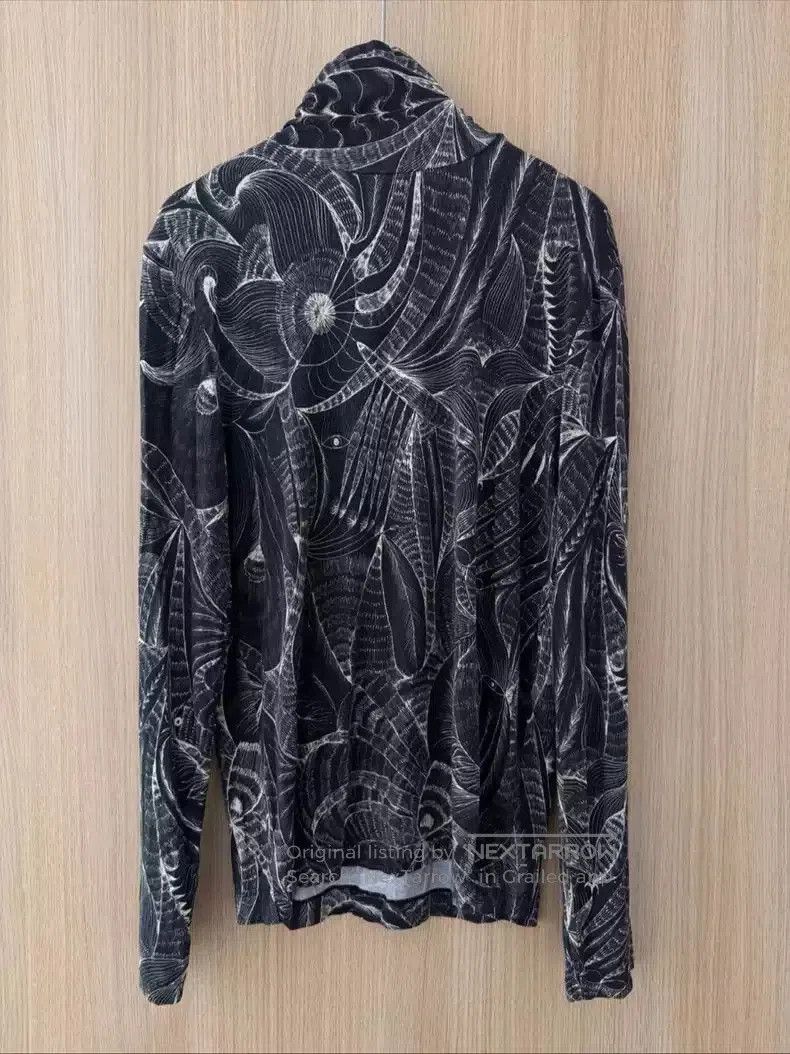 Dries Van Noten Dries van noten Hand-painted line art bottoming shirt. Size US M / EU 48-50 / 2 - 2 Thumbnail
