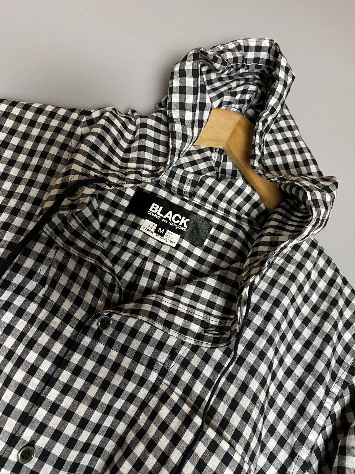 Comme des Garcons Black Black - Comme Des Garcons fall 2010 checkered button up Size US M / EU 48-50 / 2 - 2 Thumbnail