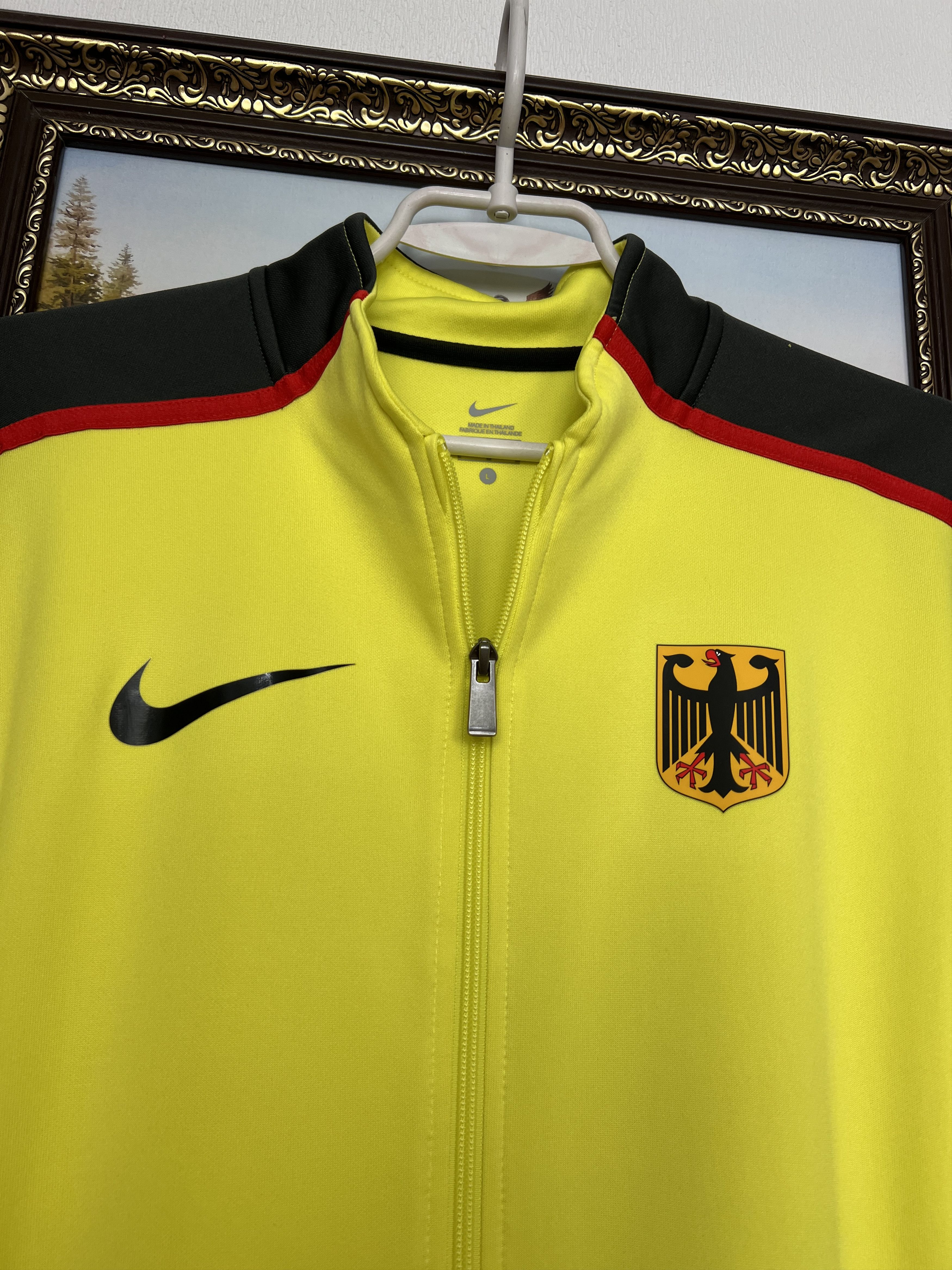 Nike Germany International Team Elite Jacket Soccer Zip Track Top Size US L / EU 52-54 / 3 - 4 Thumbnail