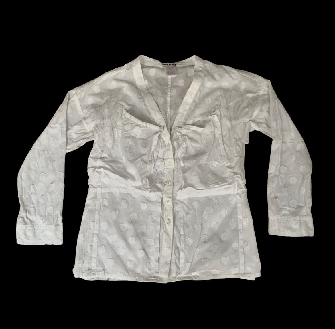 Issey Miyake Issey Miyake SS08 Polka Dot Shirt Size US L / EU 52-54 / 3 - 1 Thumbnail
