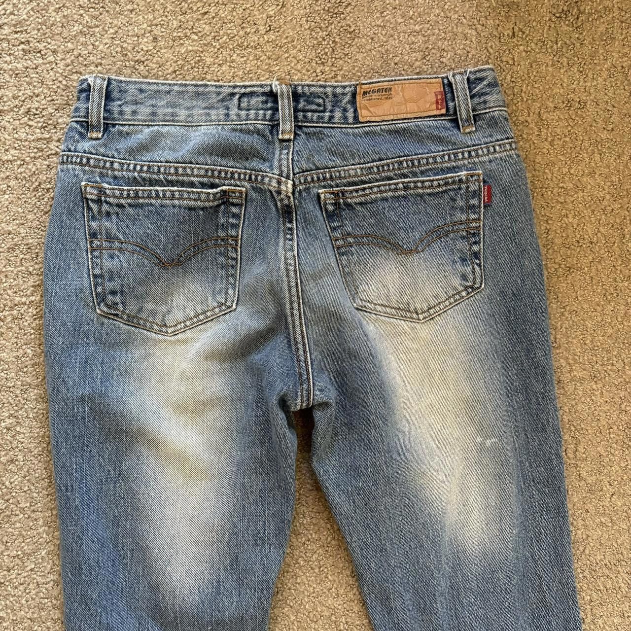 Designer Vintage Low Rise Blue Flared Size 26" / US 2 / IT 38 - 3 Thumbnail