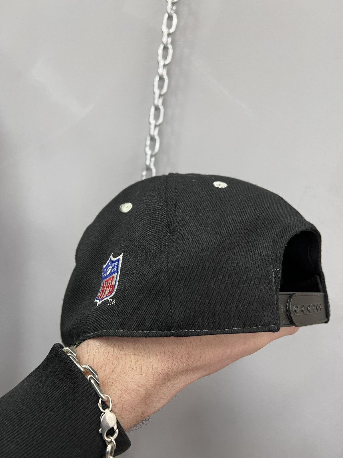 MLB × NFL VINTAGE 90s RAIDERS MLB CAP HAT RARE Y2K Size ONE SIZE - 10 Thumbnail