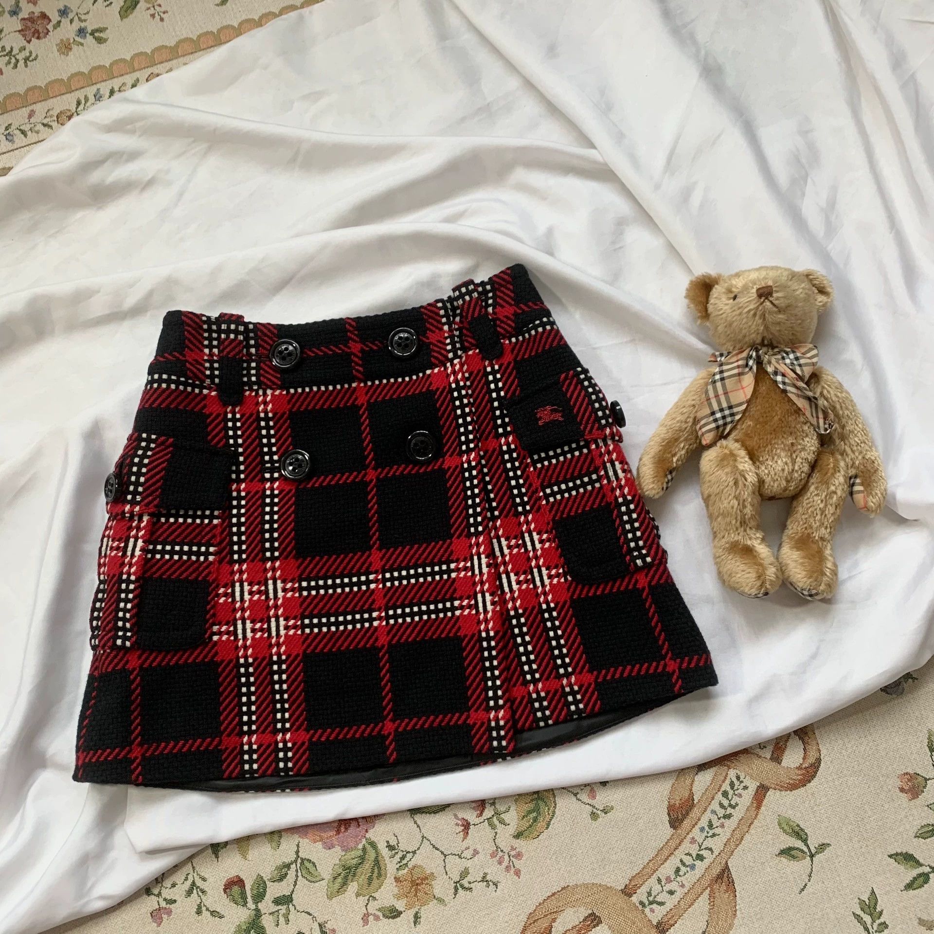 Burberry Vintage Wool Plaid Skirt - dmc