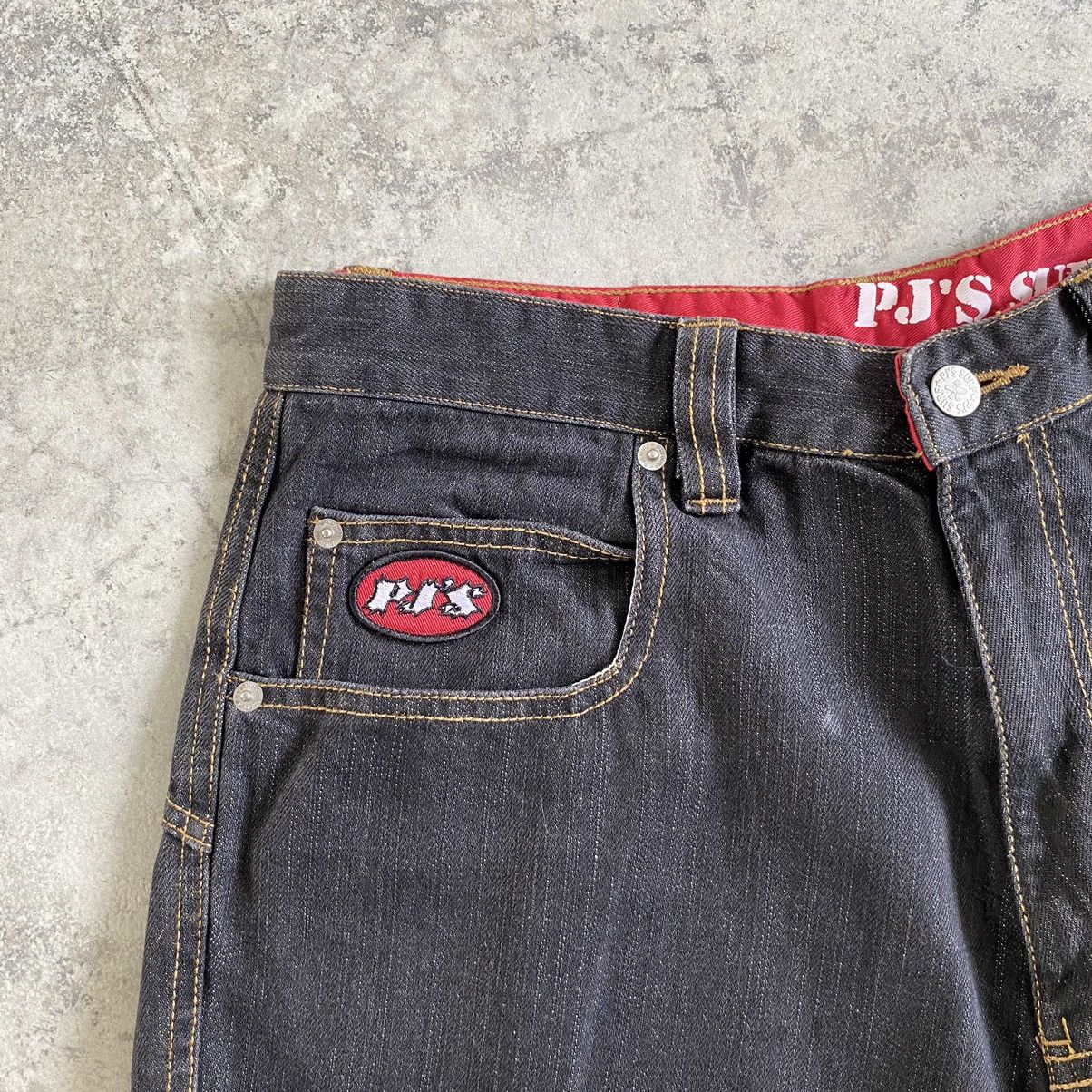 Japanese Brand 2000’s Y2K PJ’S Surf Japan Cargo Baggy Vintage Denim Jeans Size US 32 / EU 48 - 11 Thumbnail
