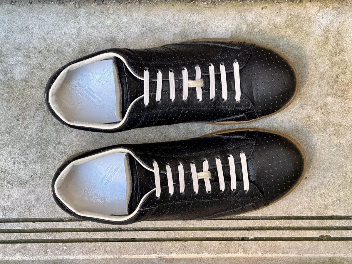 Maison Margiela Maison Margiela Replica perforated black leather Size US 8 / EU 41 - 3 Thumbnail