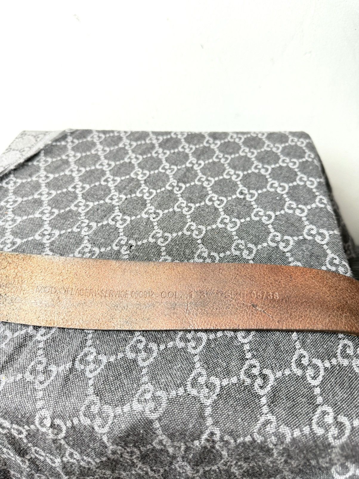 Diesel Y2K Vintage Diesel Leather Belt Big Metal Badge Size ONE SIZE - 5 Thumbnail