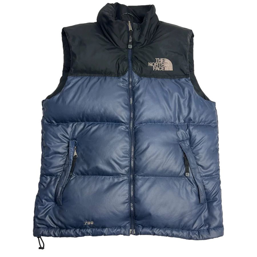 image of The North Face 700 Nuptse Puffer Vest Matt Navy, Men's (Size Small)