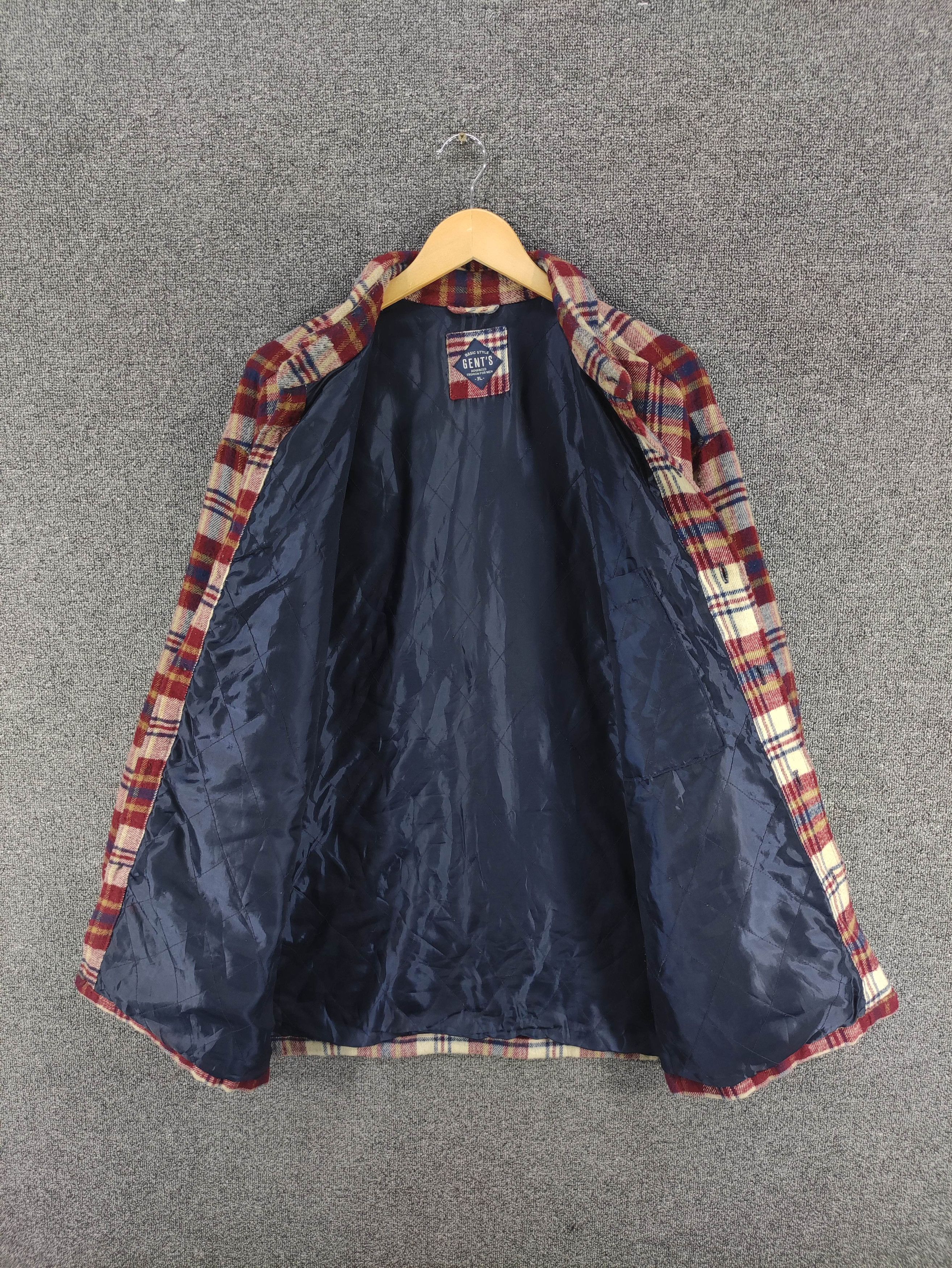 Gents Vintage Gents Jacket Flannel Button Up Size US XL / EU 56 / 4 - 4 Thumbnail