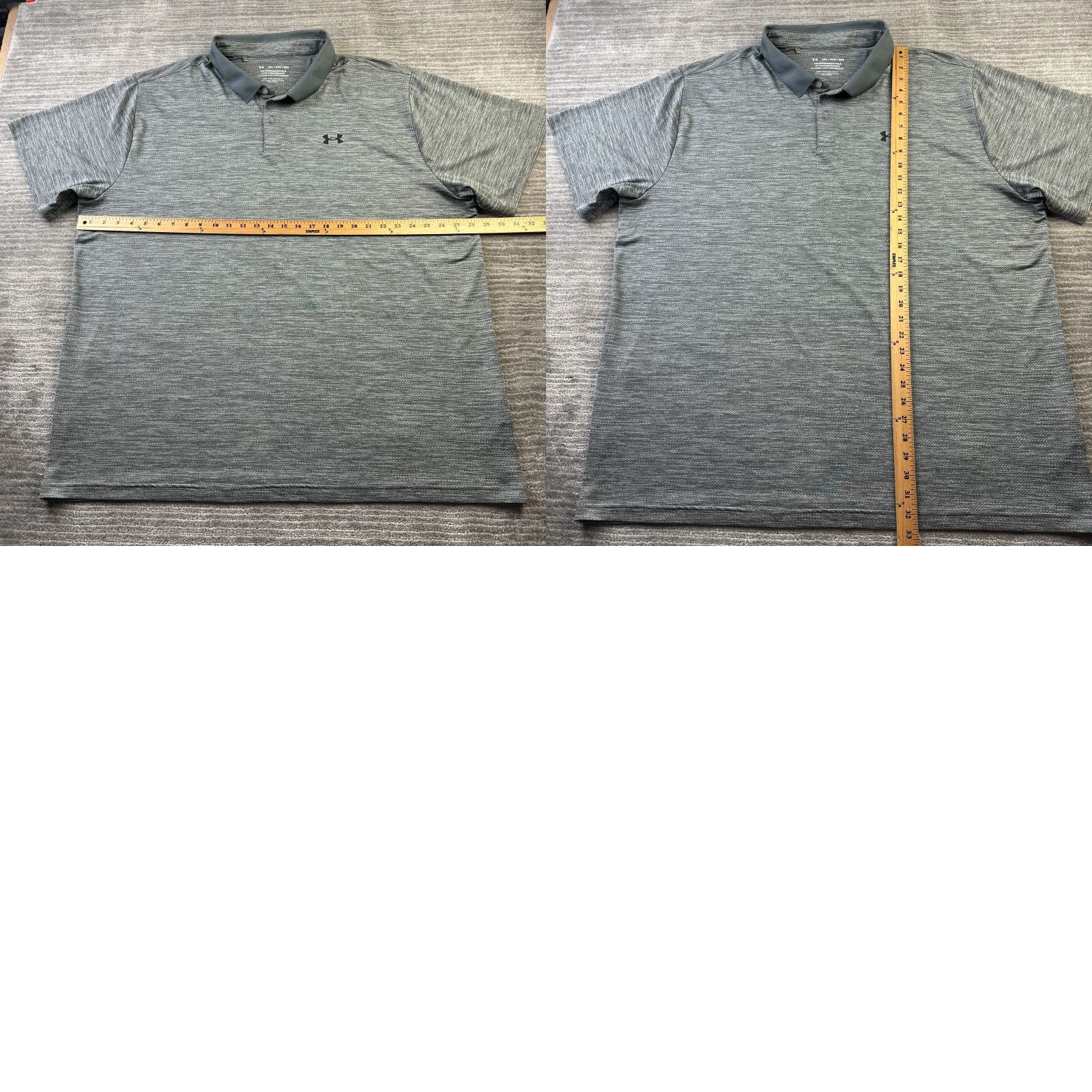 Under Armour Under Armour Polo Shirt Mens 4XL Gray HeatGear Golf Performance Heather Shirt Mens 4XL Gray Size US XXL / EU 58 / 5 - 8 Thumbnail