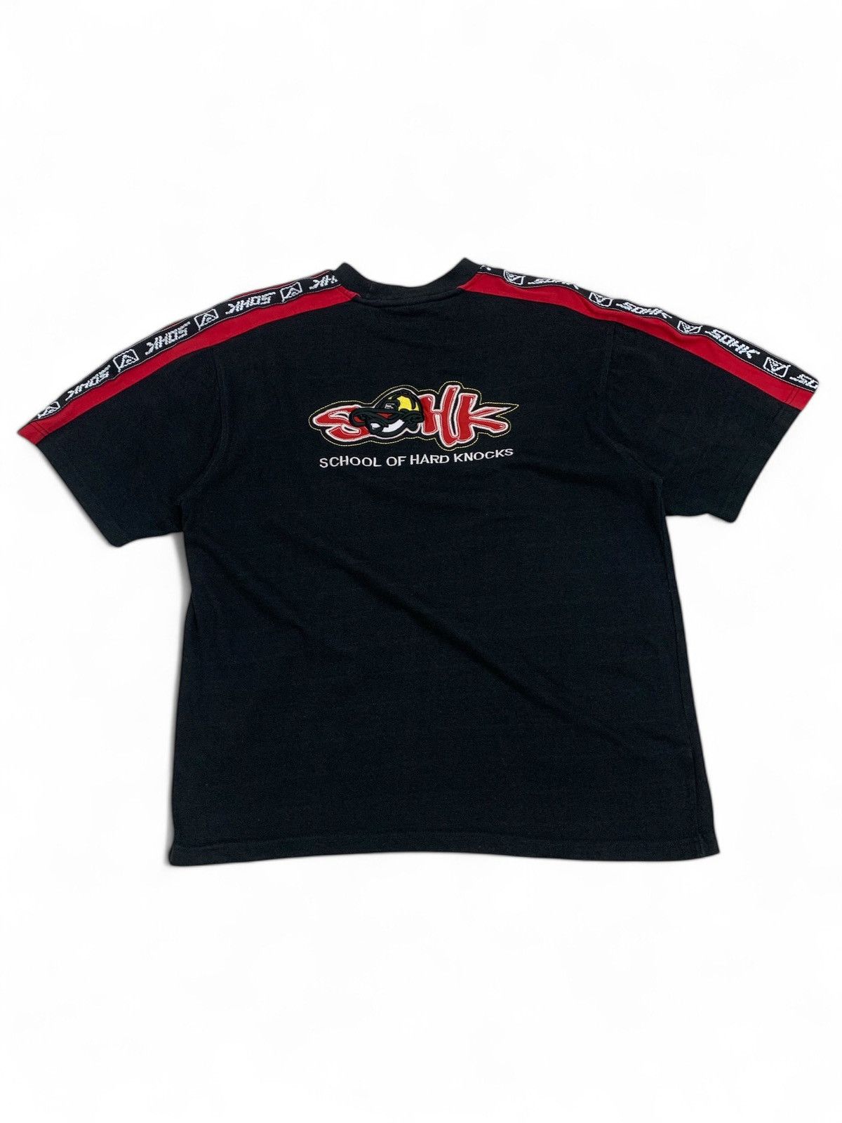 School Of Hard Knock Embroidery Y2K Hip Hop Style Baggy