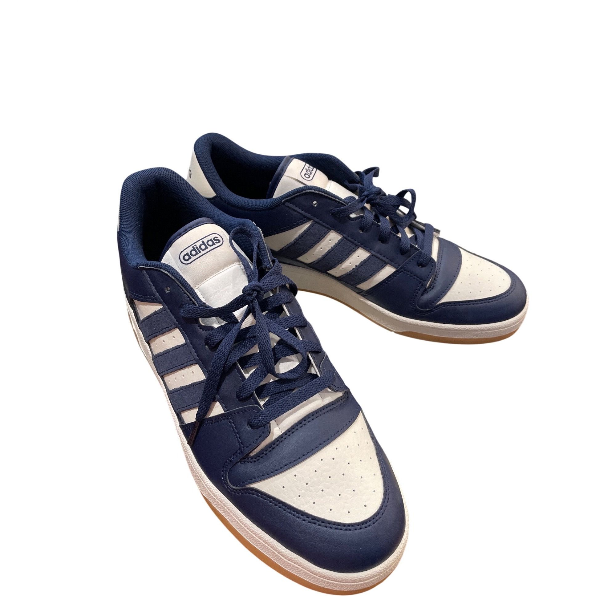 Adidas Adidas Break Start mens navy white gum low top sneakers sz 1 Size US 13 / EU 46 - 15 Thumbnail