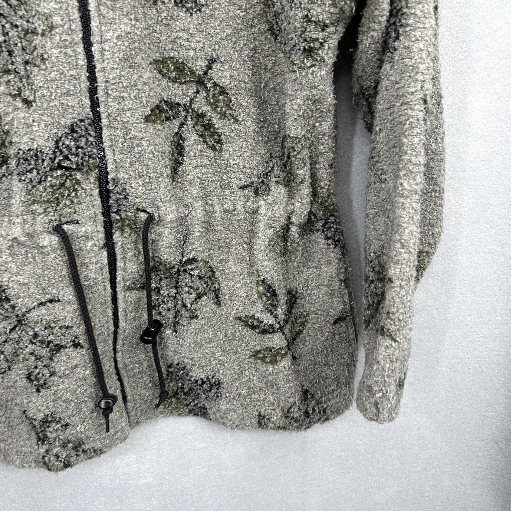 Vintage Vintage Snow Lion Jacket Womens Medium Fleece Zip Floral Bohemian 90s Fall Leaves Size M / US 6-8 / IT 42-44 - 5 Thumbnail
