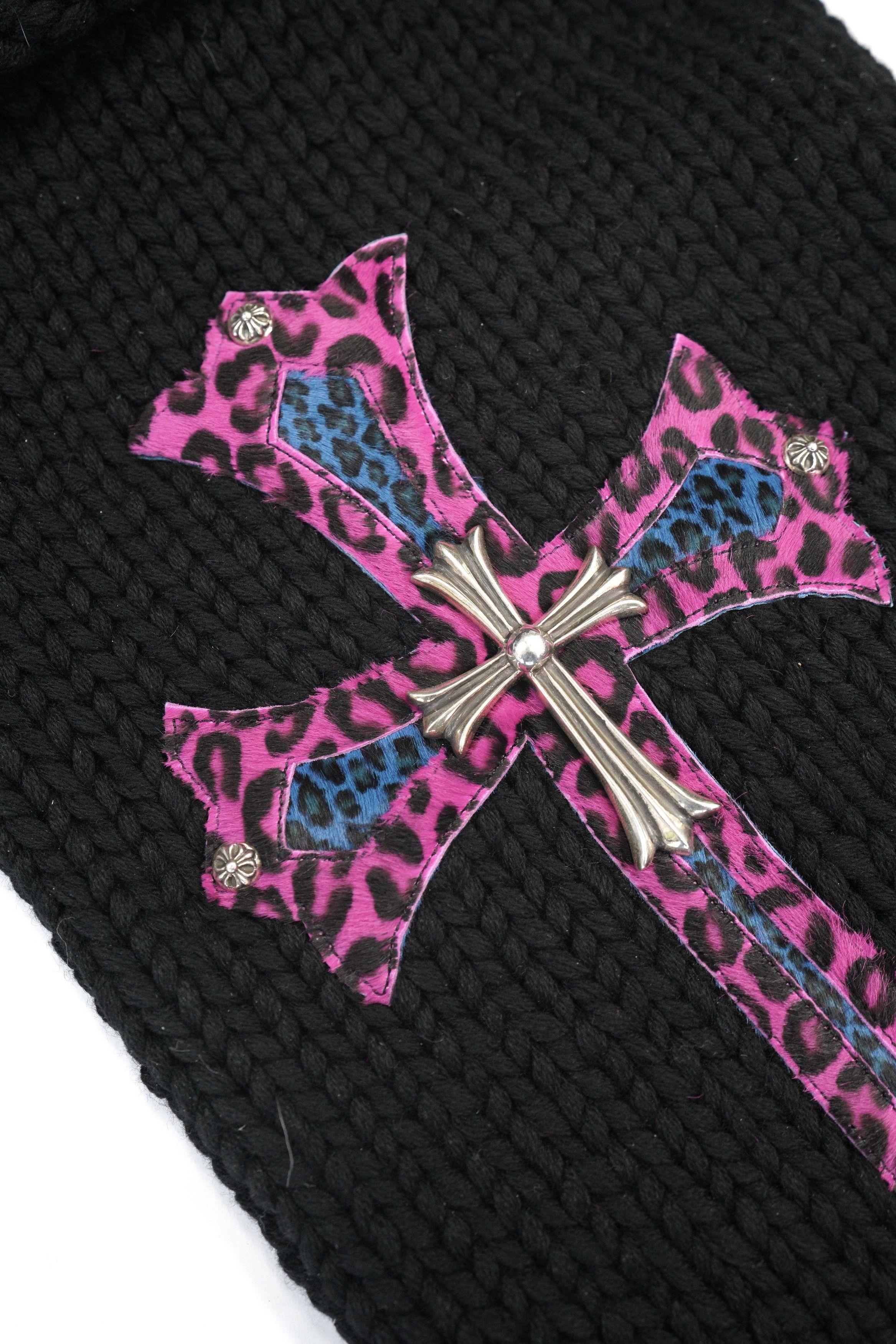 Chrome Hearts Chrome Hearts Black Knitted Christmas Stocking Size ONE SIZE - 4 Thumbnail