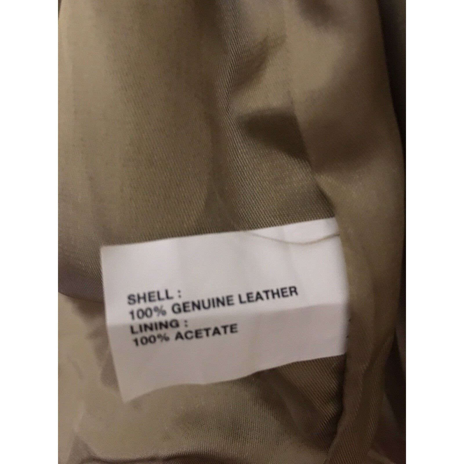 Gap Gap Men's Sz XL TAN 100% Genuine Leather Jacket Heavy Size US XL / EU 56 / 4 - 5 Thumbnail