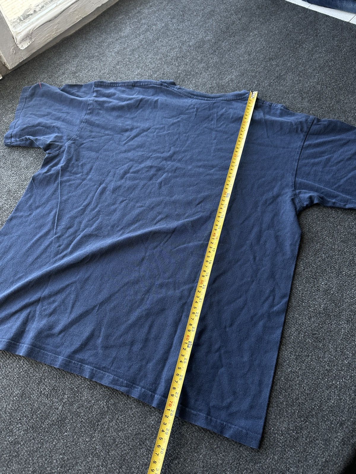 Nike NIKE 🚨 USA BIG LOGO BLUE BOXY TEE Y2K SHORT SLEEVE Size US L / EU 52-54 / 3 - 11 Thumbnail