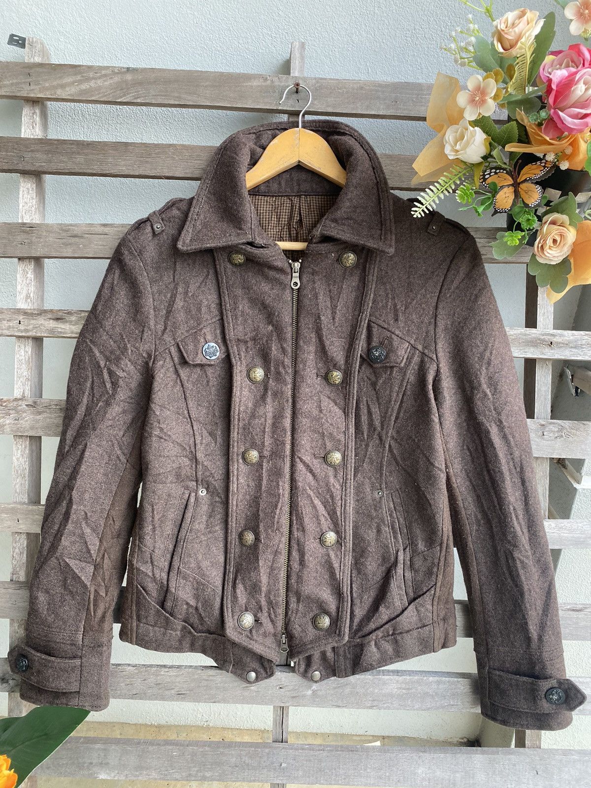 If Six Was Nine PPFM Wool Jacket Size M / US 6-8 / IT 42-44 - 4 Thumbnail