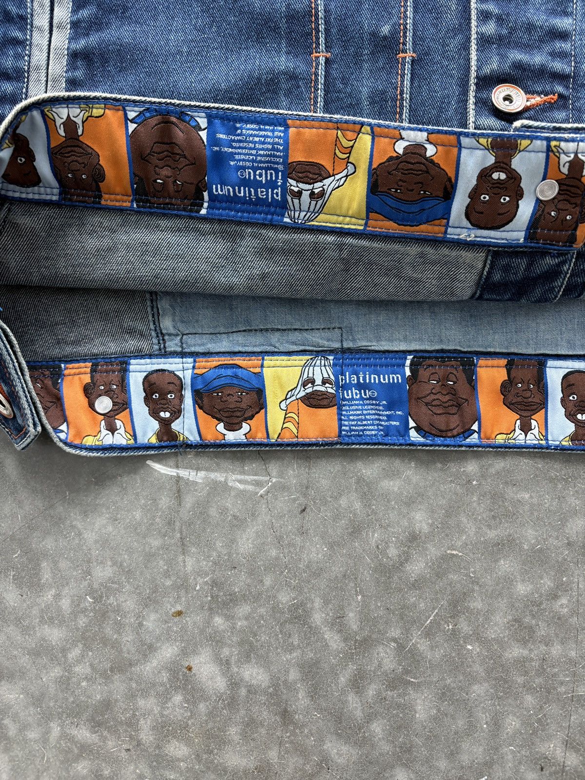Fubu Vintage Y2K Platinum Fubu Russell vs Rudy Denim Jacket Size US XXL / EU 58 / 5 - 13 Thumbnail