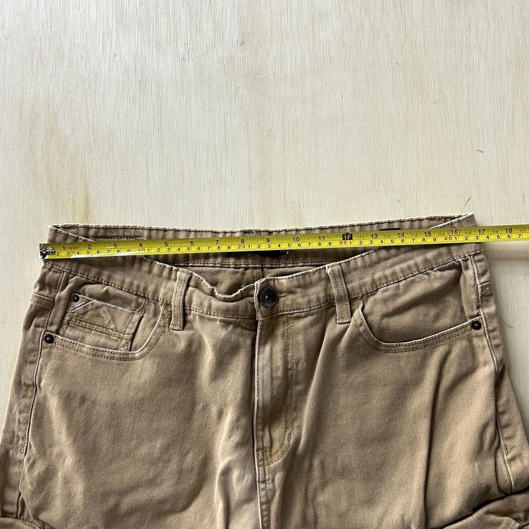 Southpole Southpole Cargo Pants Mens 36x30 Beige Slim Skinny Leg Casual Workwear Streetwear Pants Size US 36 / EU 52 - 4 Thumbnail