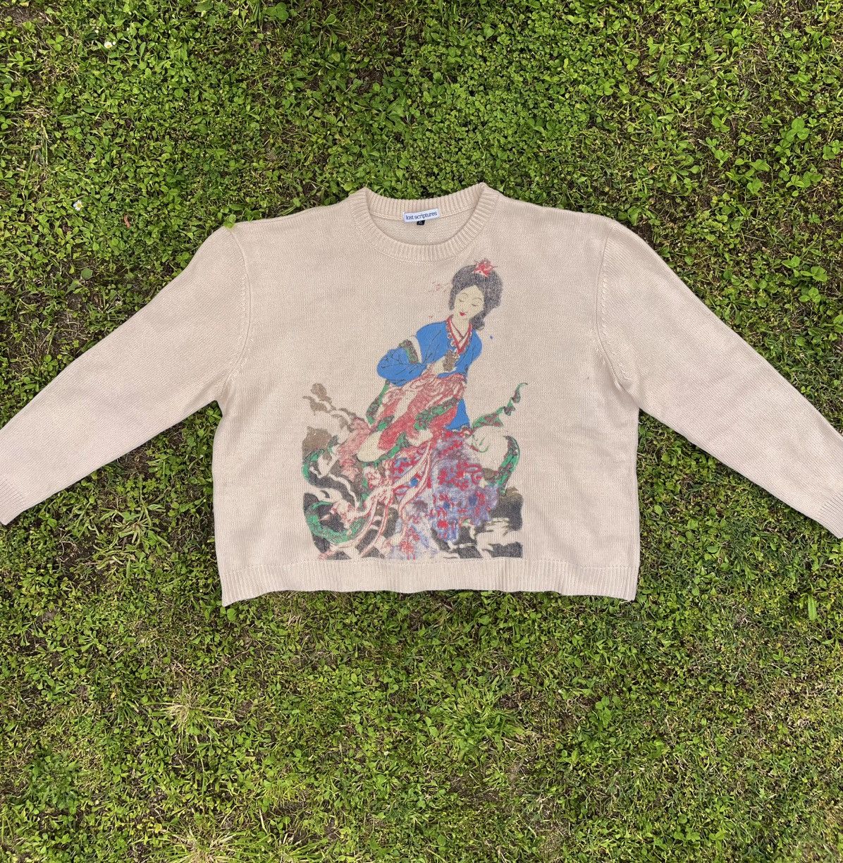 Designer × Japanese Brand Lost scriptures sweater Size US XL / EU 56 / 4 - 2 Thumbnail