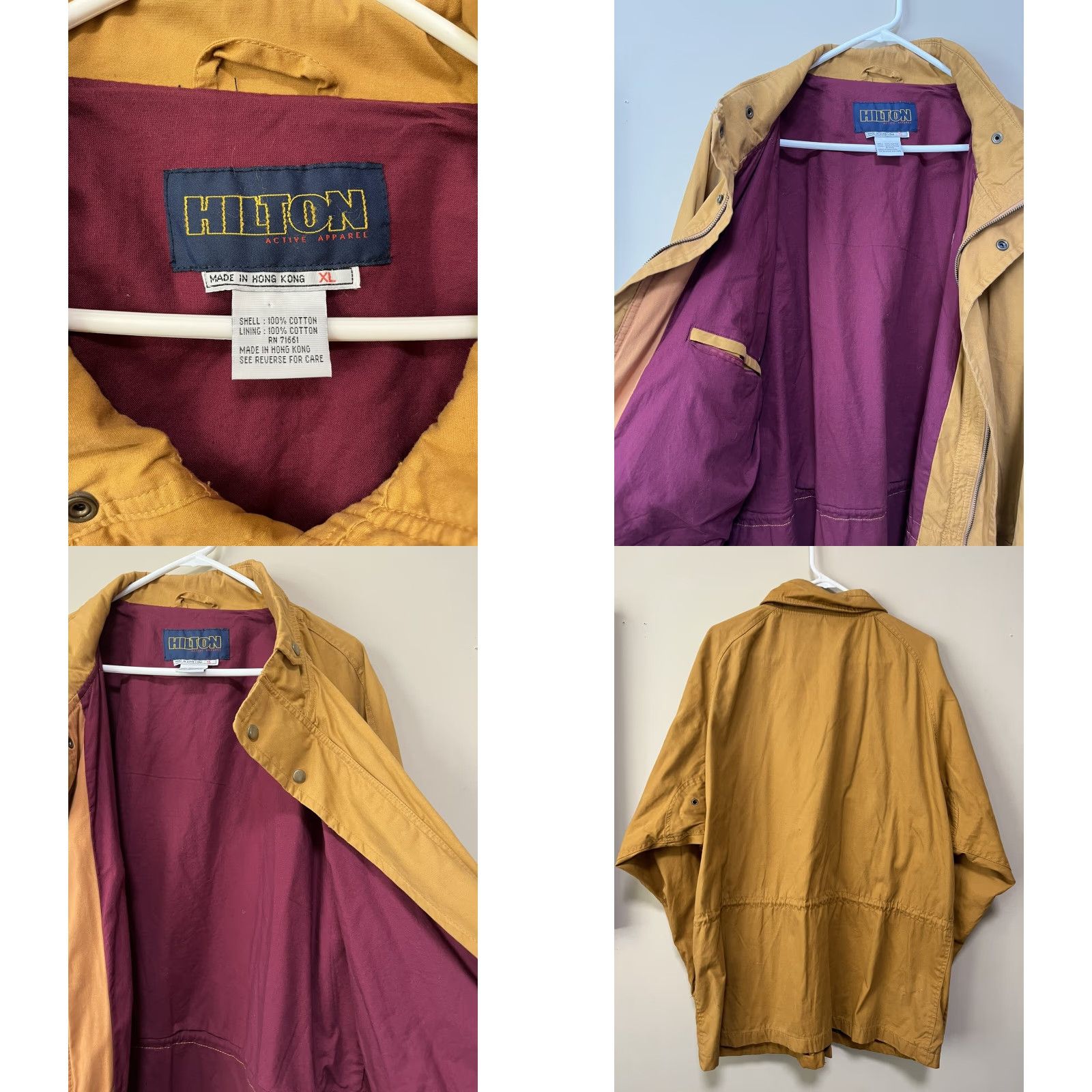**VINTAGE Pepsi Parka Mens XL Brown Work Wear** User: Vintage Pepsi Parka Mens XL Brown Work Wear