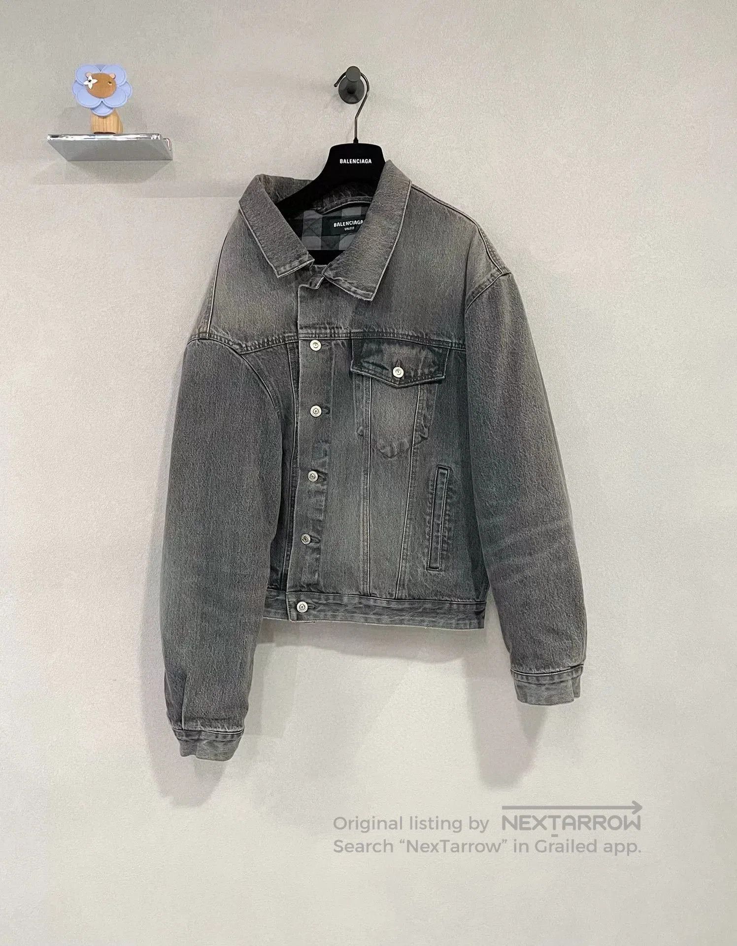 Balenciaga Balenciaga Irregular Denim Jacket. Size US XS / EU 42 / 0 - 1 Thumbnail