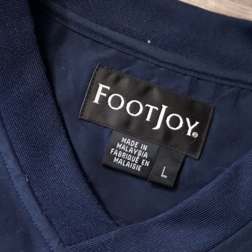 Footjoy Footjoy Vintage Blue Short Sleeve Golf Pullover Size Large Size US L / EU 52-54 / 3 - 3 Thumbnail