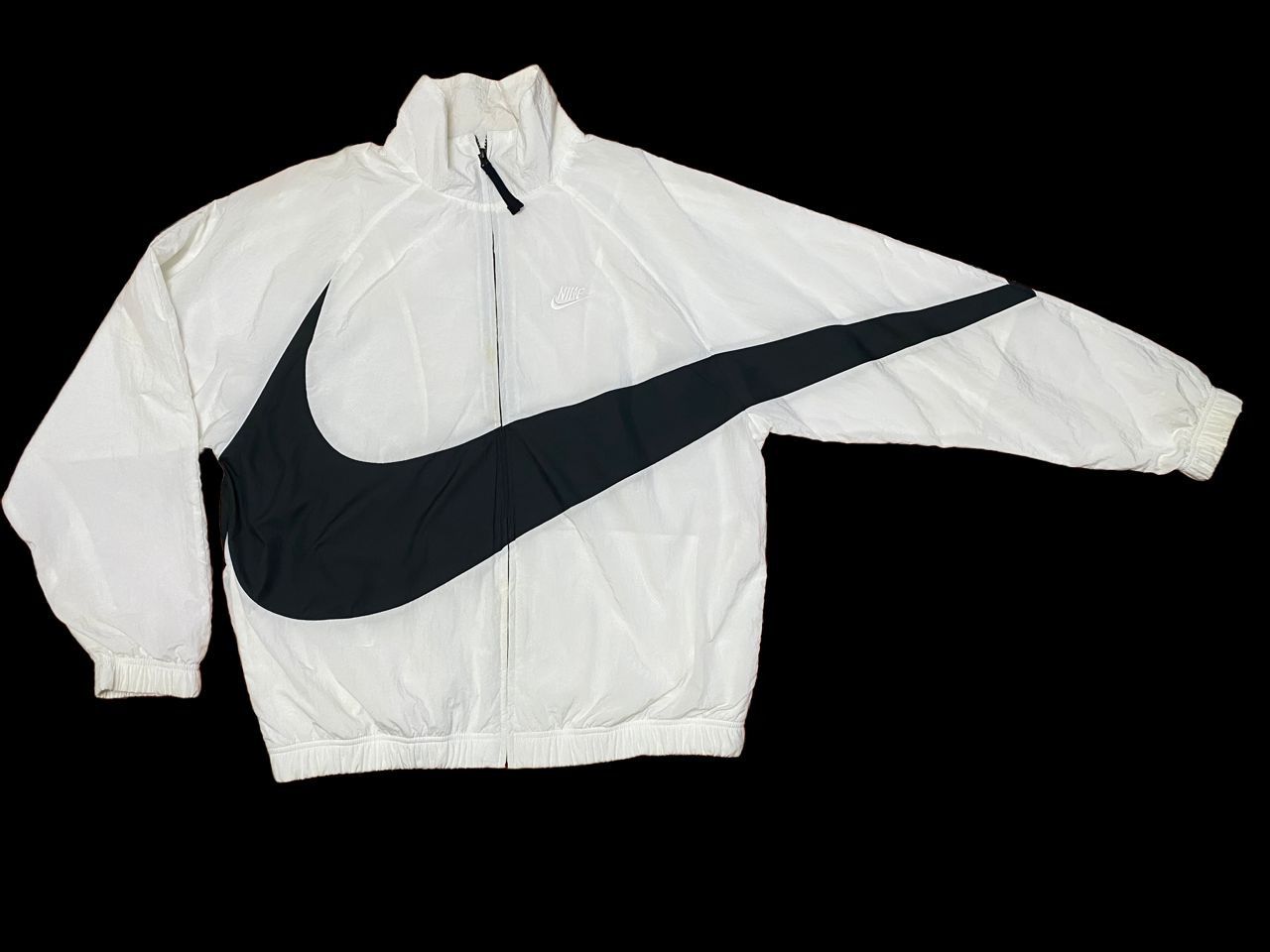 Nike 💥Best Offer💥Vintage Nike Big Swoosh Jacket Size US L / EU 52-54 / 3 - 1 Thumbnail