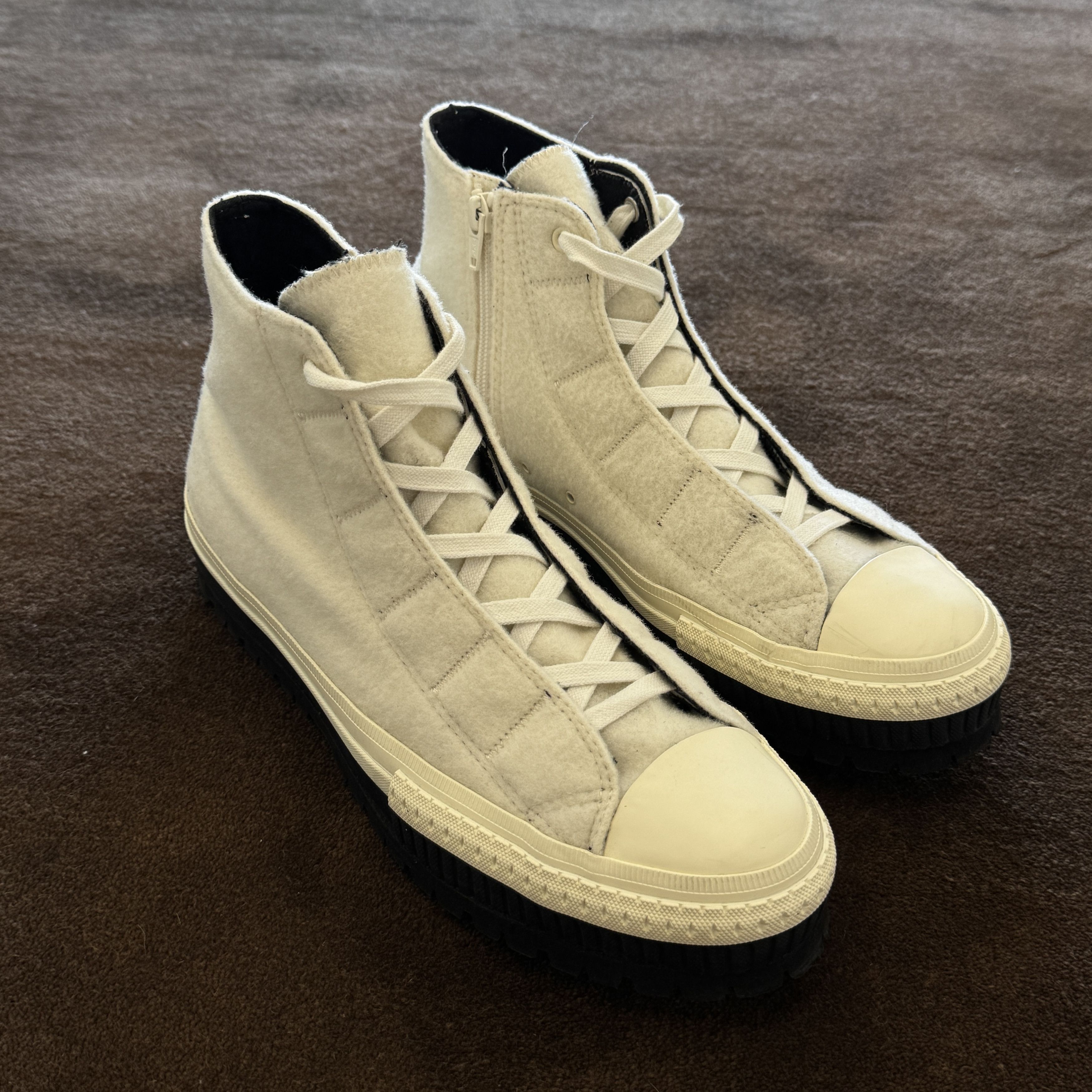 Yohji Yamamoto Yohji Yamamoto Pour Homme Wool Mosser Beacer High Size US 10.5 / EU 43-44 - 2 Thumbnail