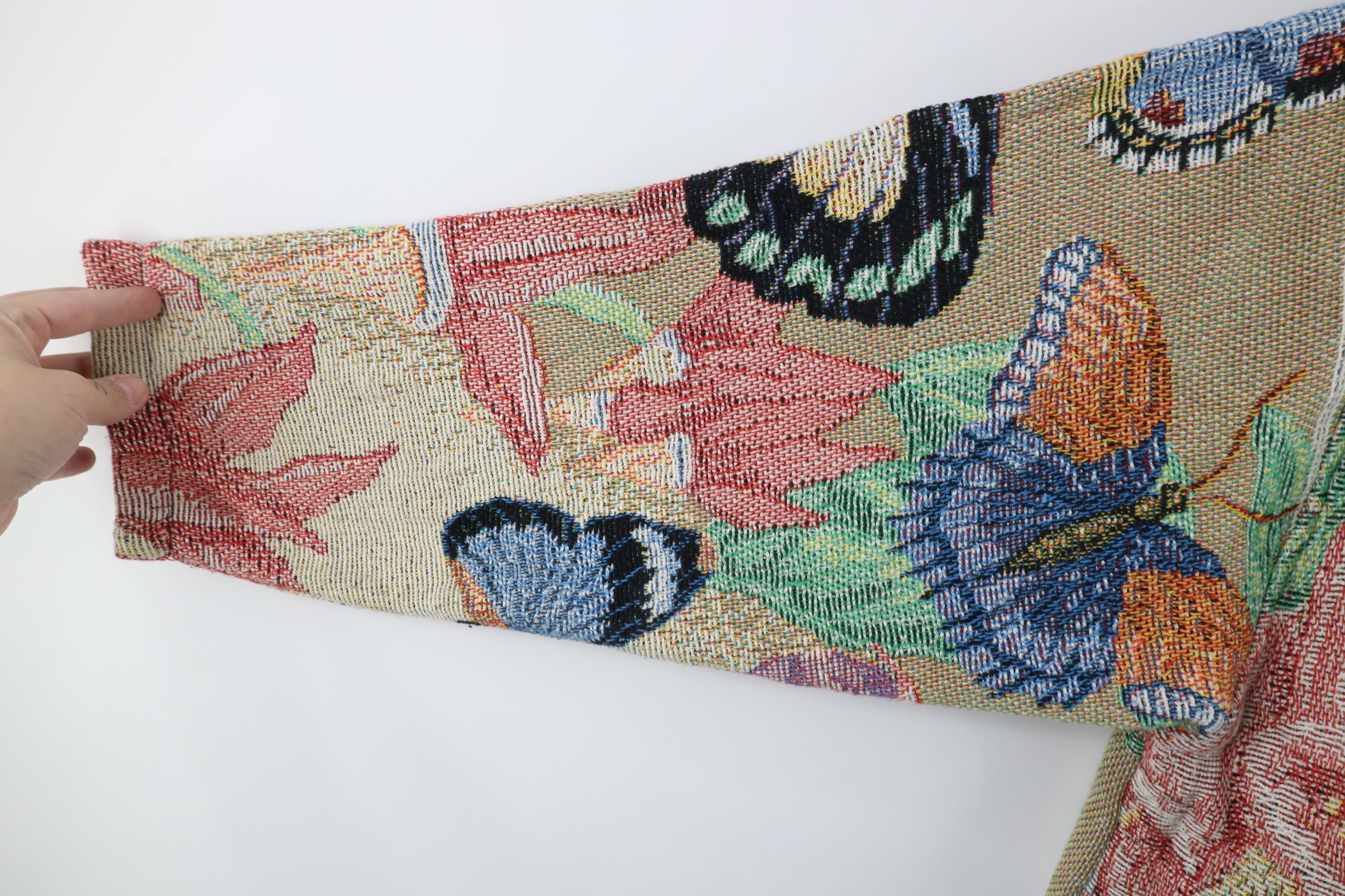 Vintage Vintage 90s Streetwear Flower Butterfly Cardigan Jacket USA Size L / US 10 / IT 46 - 6 Thumbnail