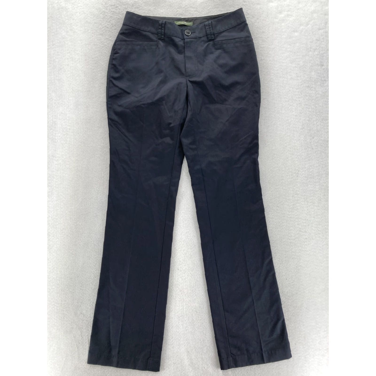 Eddie Bauer Eddie Bauer Blakely Fit Bootcut Pants Women's 6 Tall Black Mid Rise Casual NWT Size 28" / US 6 / IT 42 - 2 Thumbnail