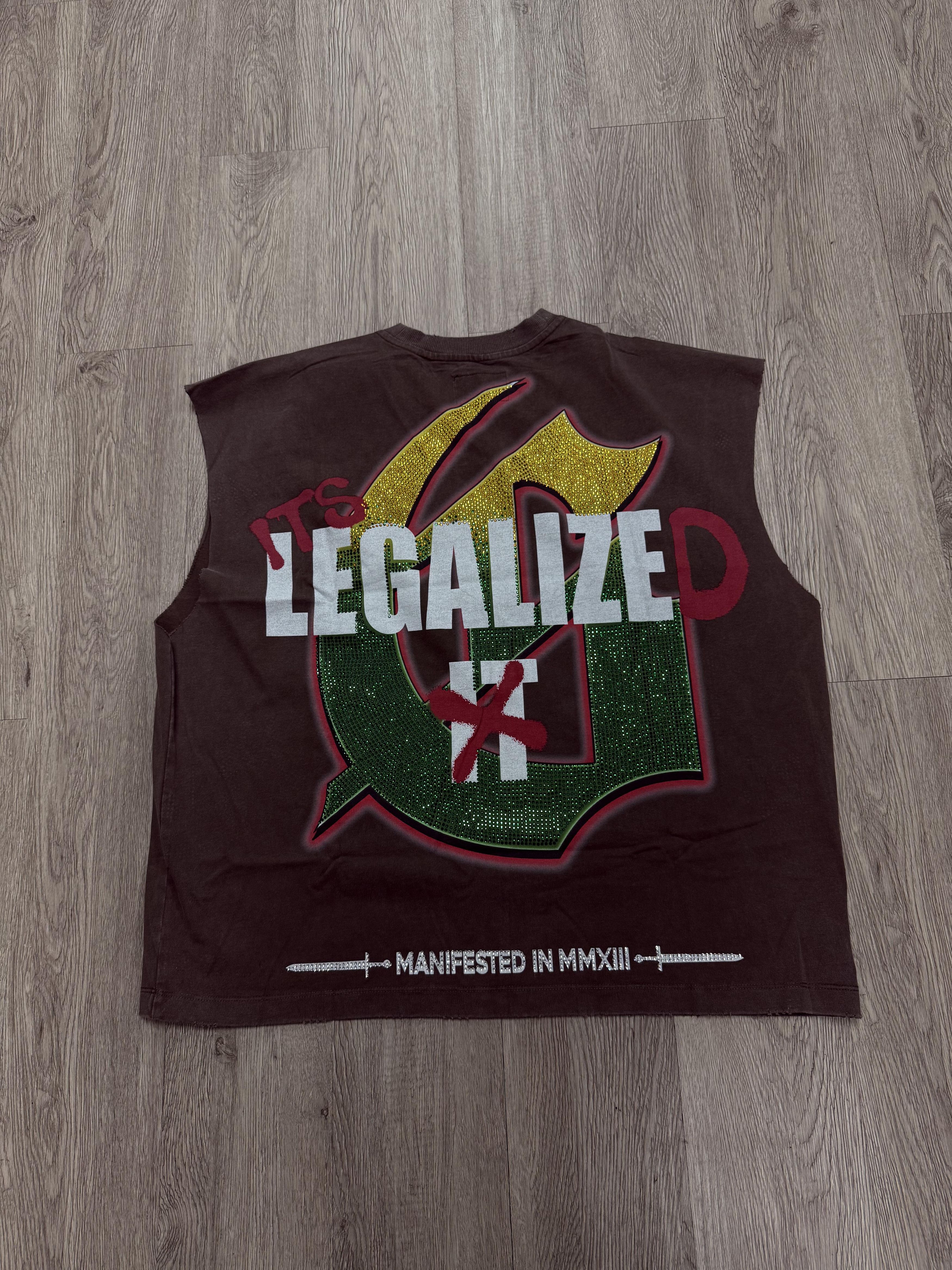 Godspeed Godspeed "420 Indoor VVS" Brown Sleeveless Tee Size US XS / EU 42 / 0 - 2 Thumbnail