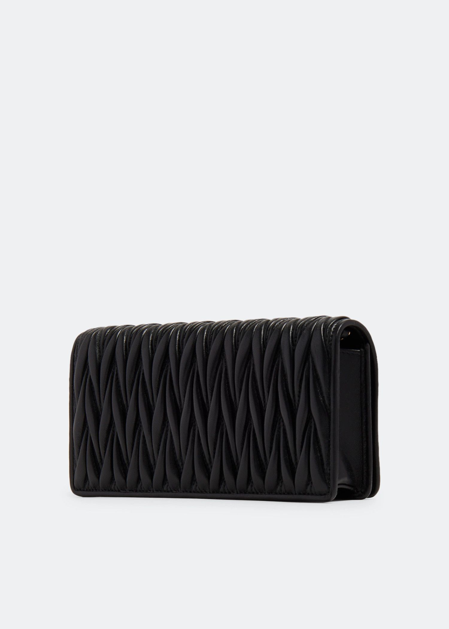 Miu Miu o1B3y1r0526 Size: OS / Matelassé Leather Smartphone Bag Size ONE SIZE - 3 Thumbnail
