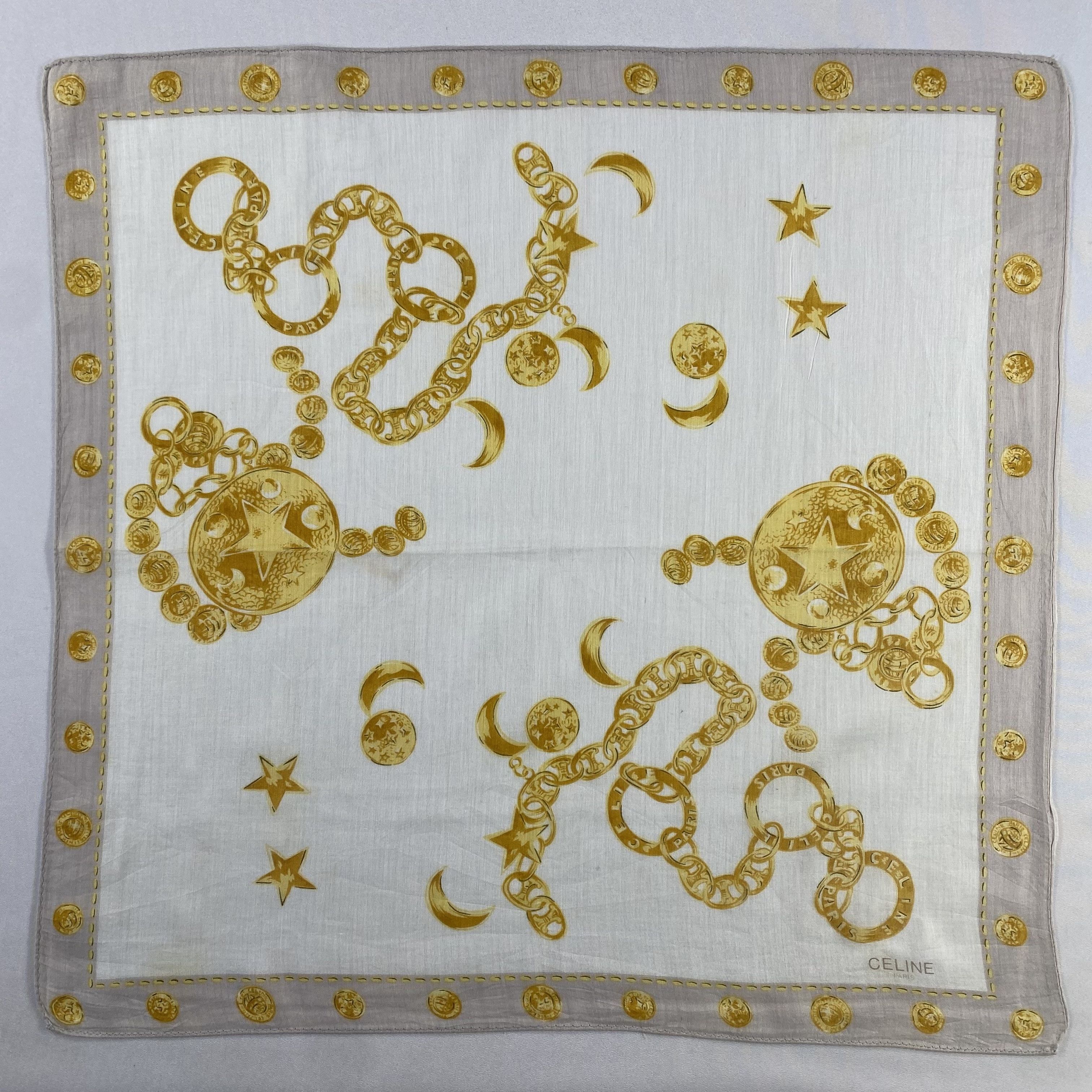 Celine × Vintage Celine Handkerchief / Neckerchief / Bandana-P990 Size ONE SIZE - 1 Thumbnail
