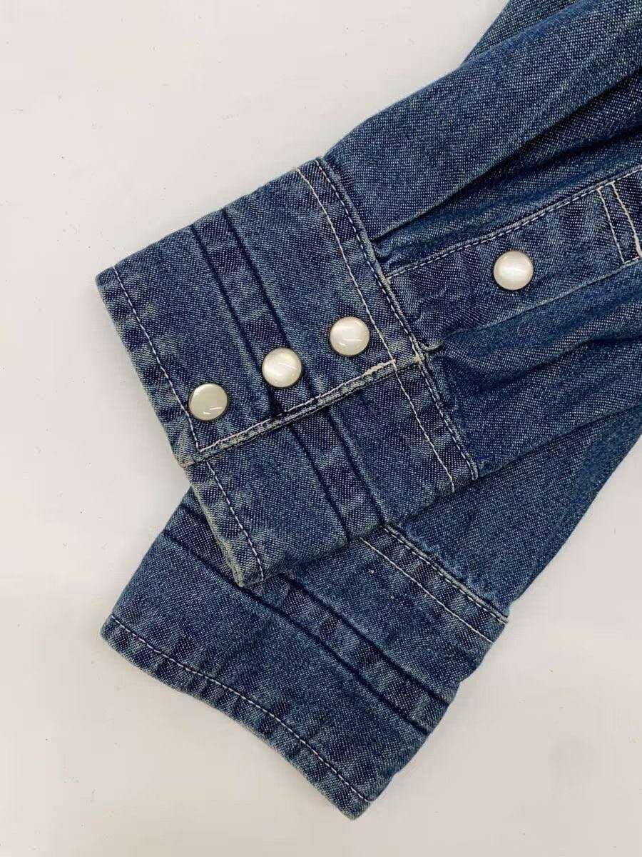Number (N)ine Distressed Western Denim Button Shirt Size US M / EU 48-50 / 2 - 3 Thumbnail