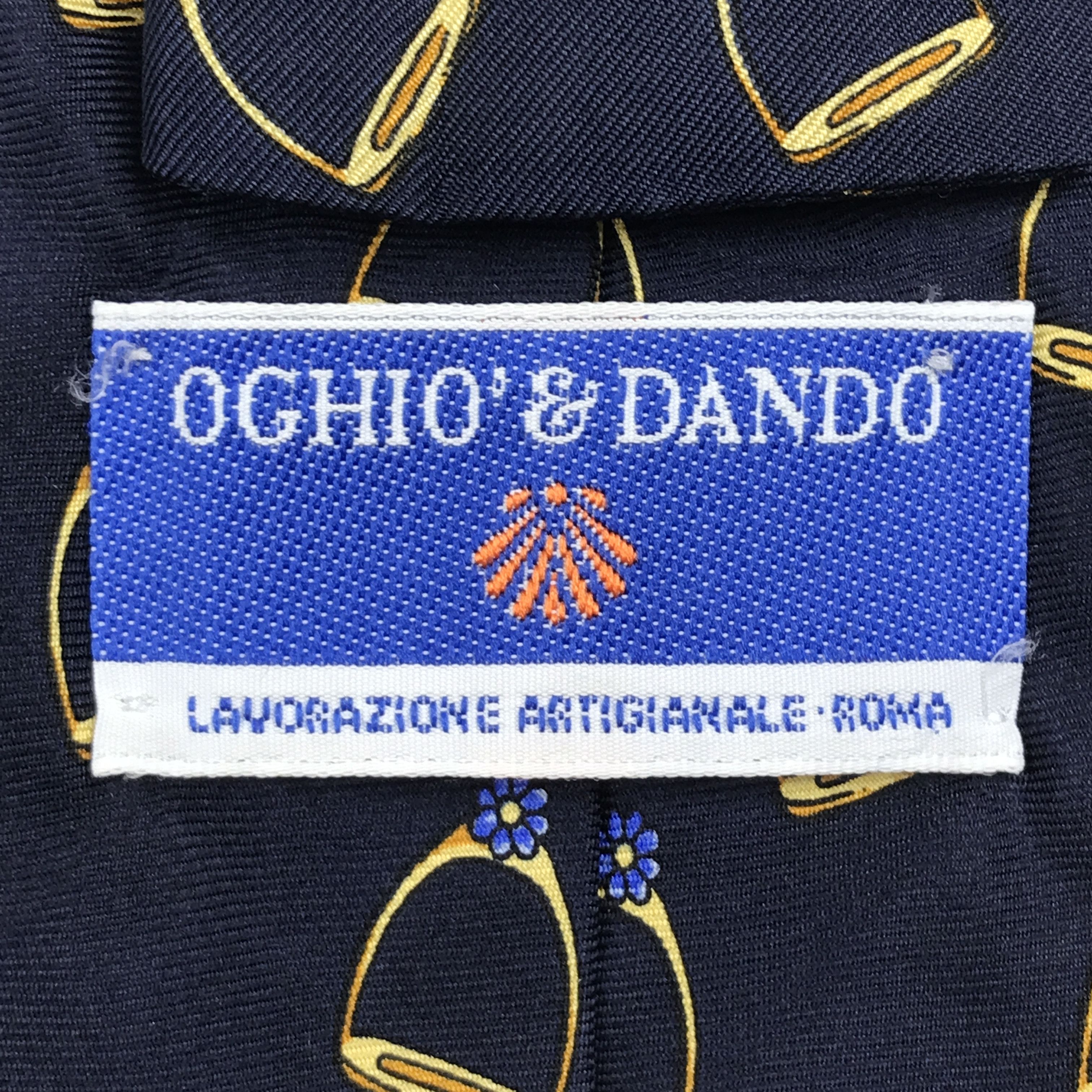 Designer × Vintage Vintage Oghio & Dando Silk Necktie Size ONE SIZE - 6 Thumbnail