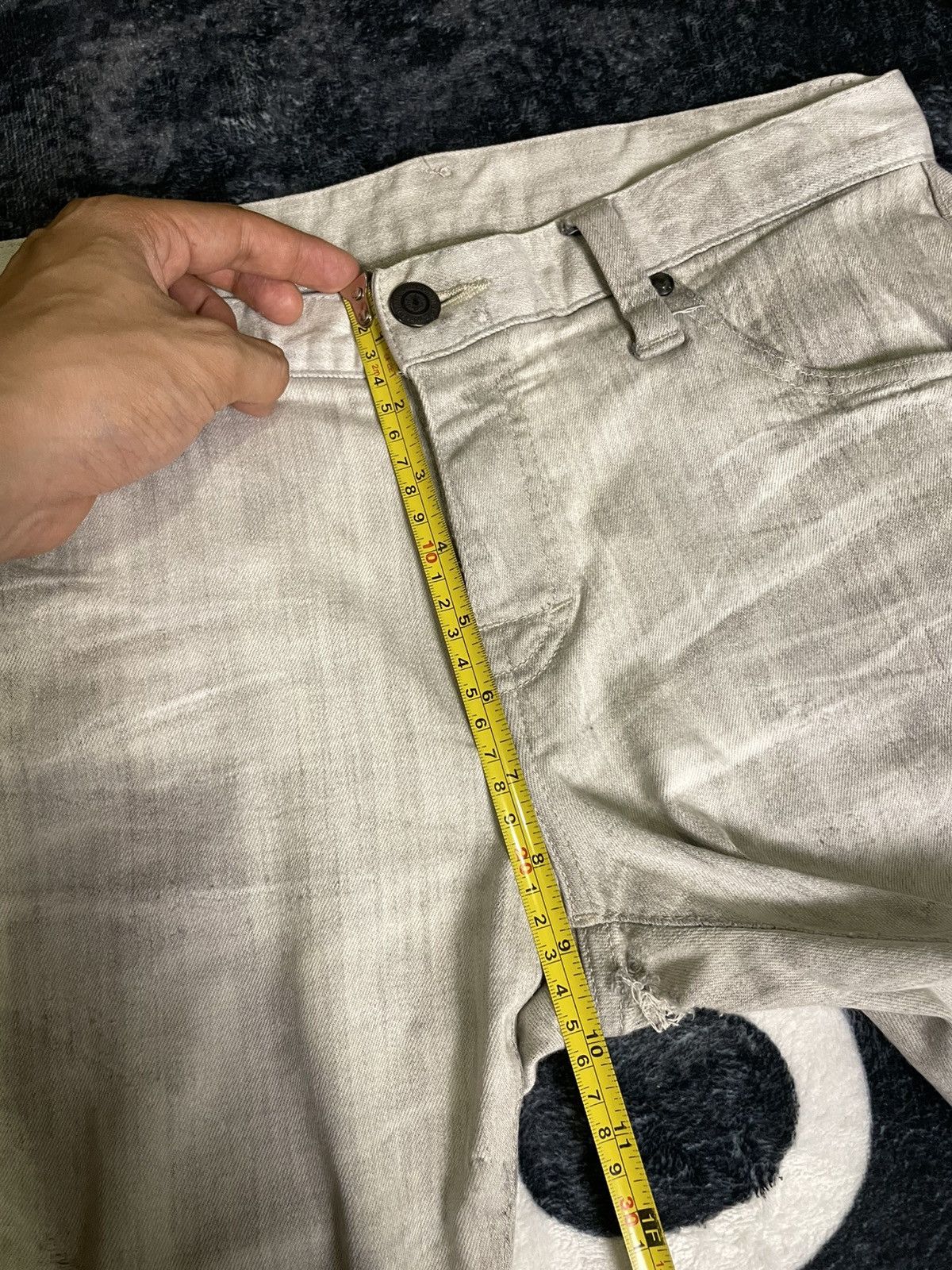 If Six Was Nine × Le Grande Bleu (L.G.B.) × Tornado Mart Tornado Mart Distressed Denim Size US 31 - 21 Thumbnail