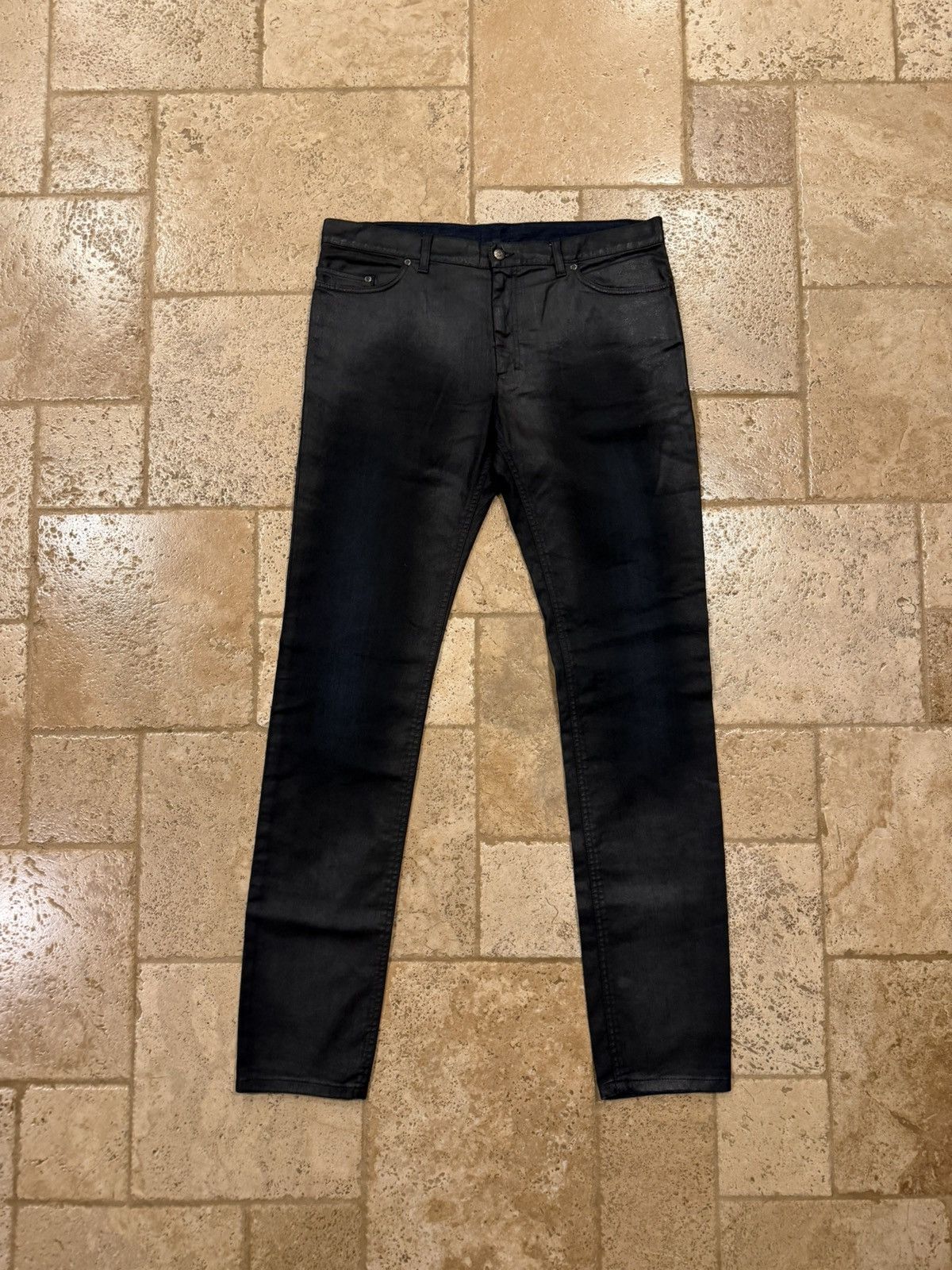 Saint Laurent Wax Jeans | Grailed